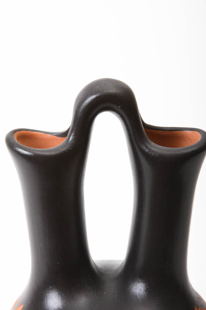 Dina Johnson Navajo Signed Wedding Vase