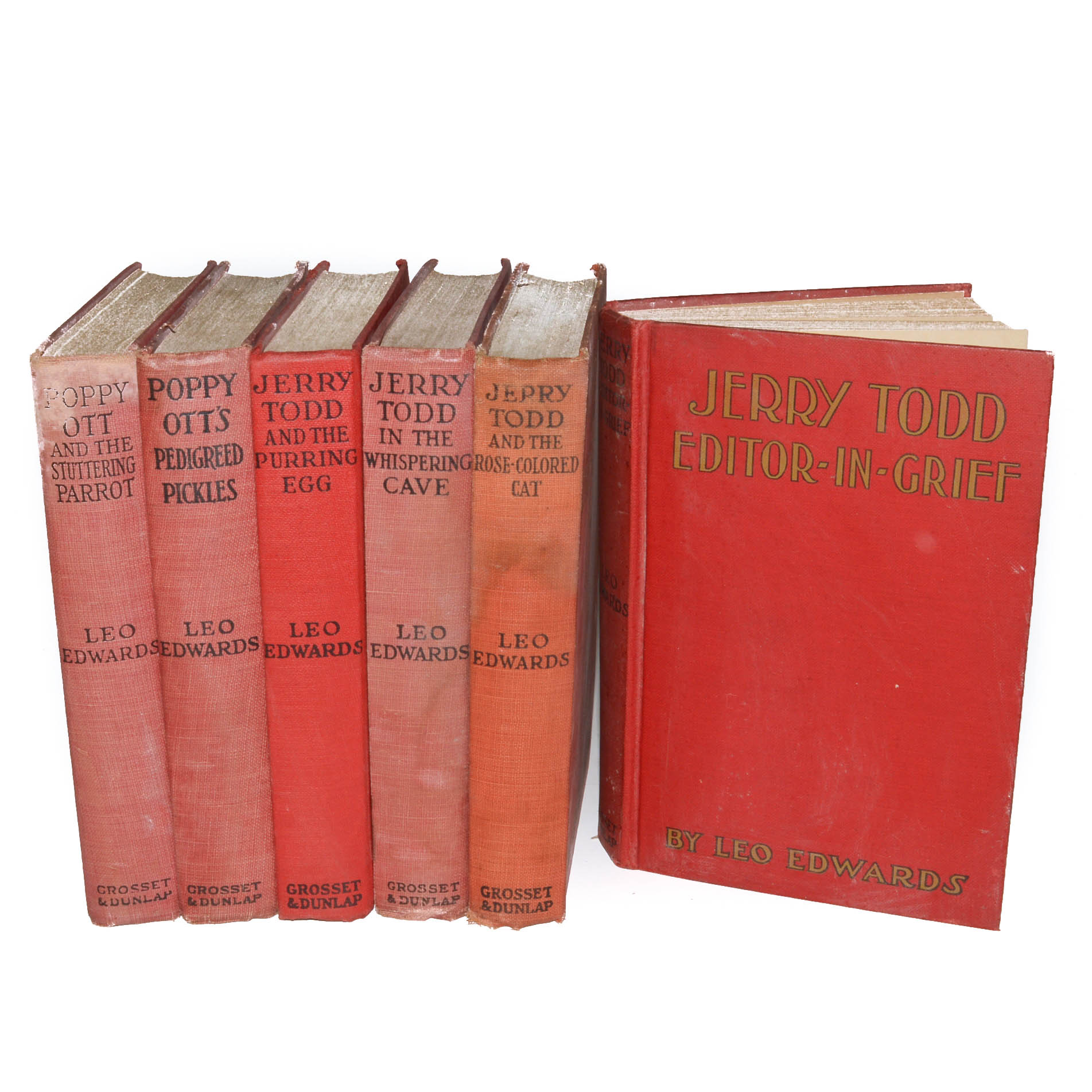 Collection of Vintage Leo Edwards Books