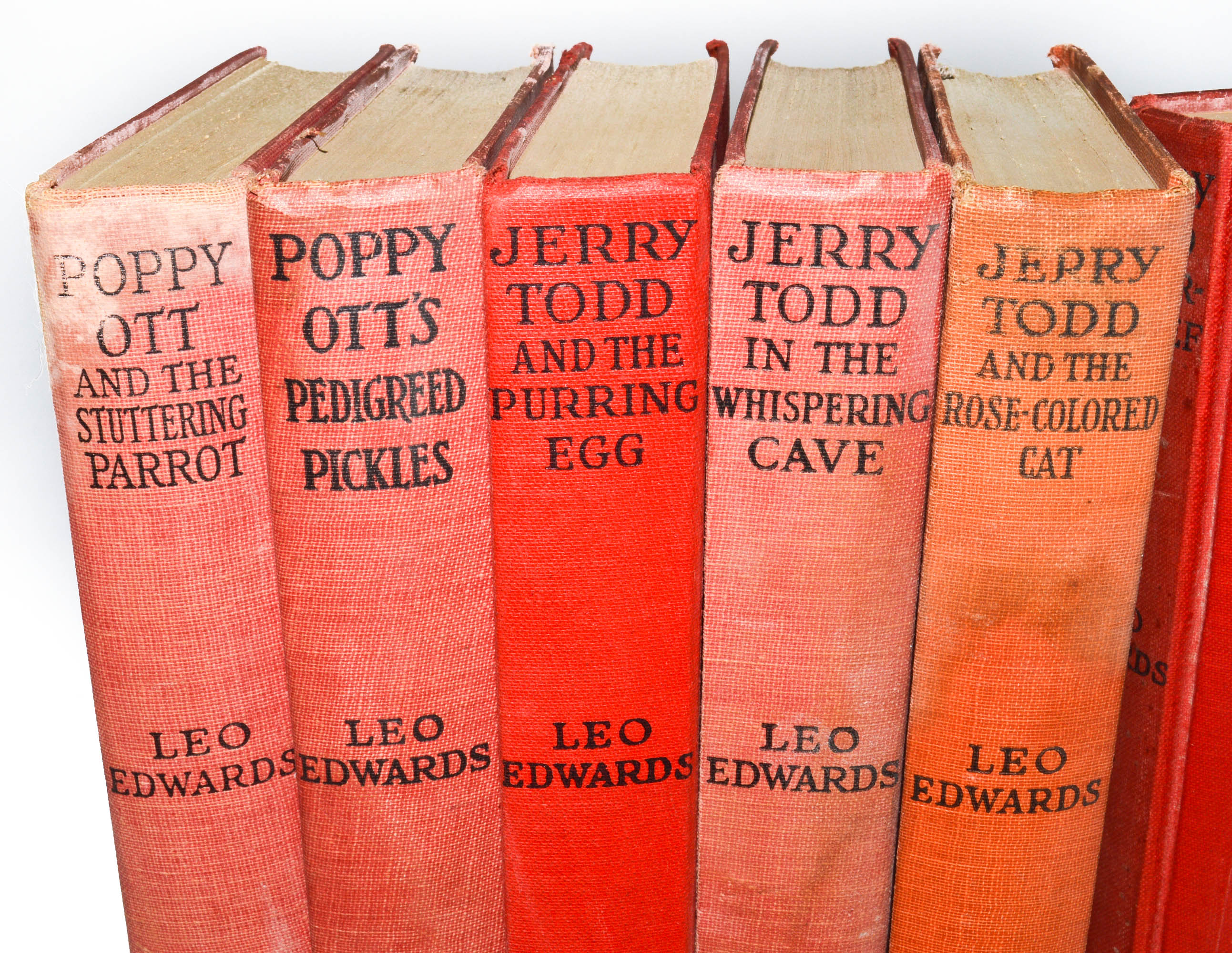 Collection of Vintage Leo Edwards Books