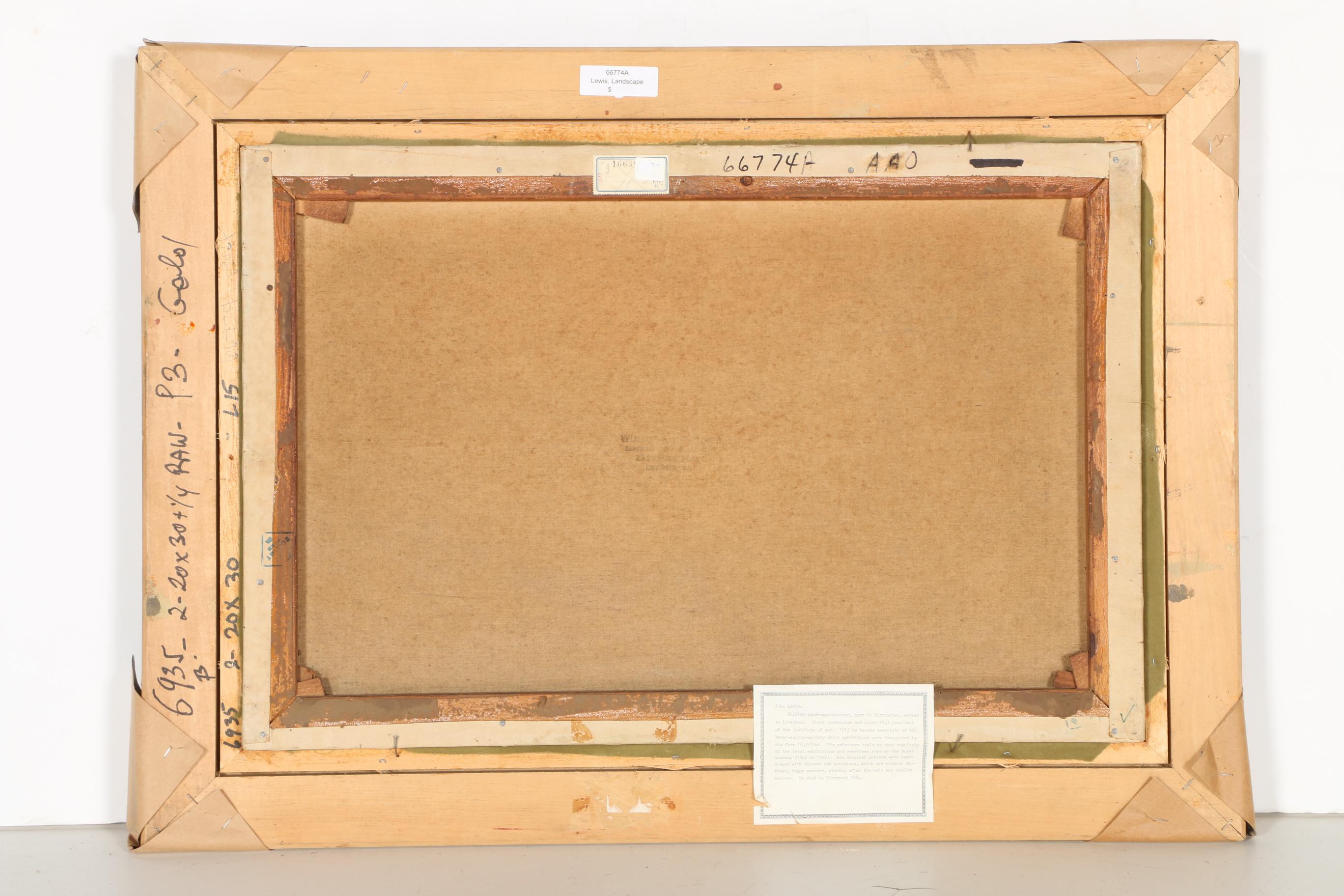 John Lewis Oil Painting on Canvas Landscape