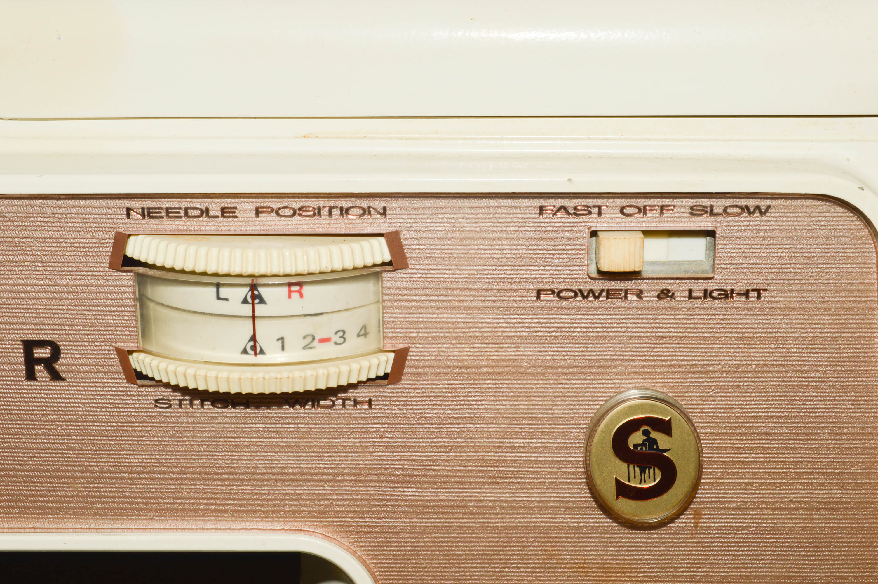 Vintage Singer "Touch & Sew" Sewing Machine and Table