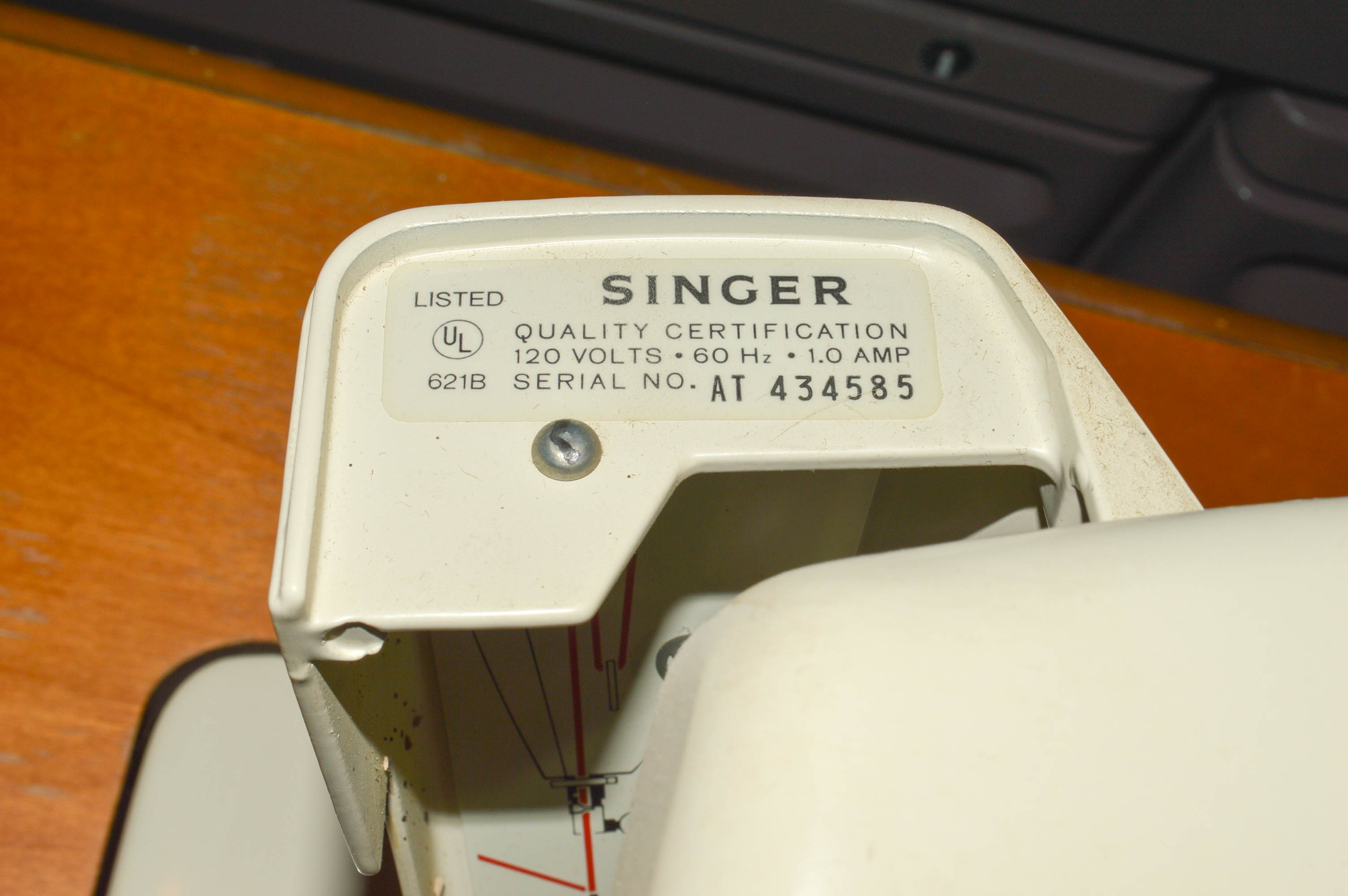 Vintage Singer "Touch & Sew" Sewing Machine and Table