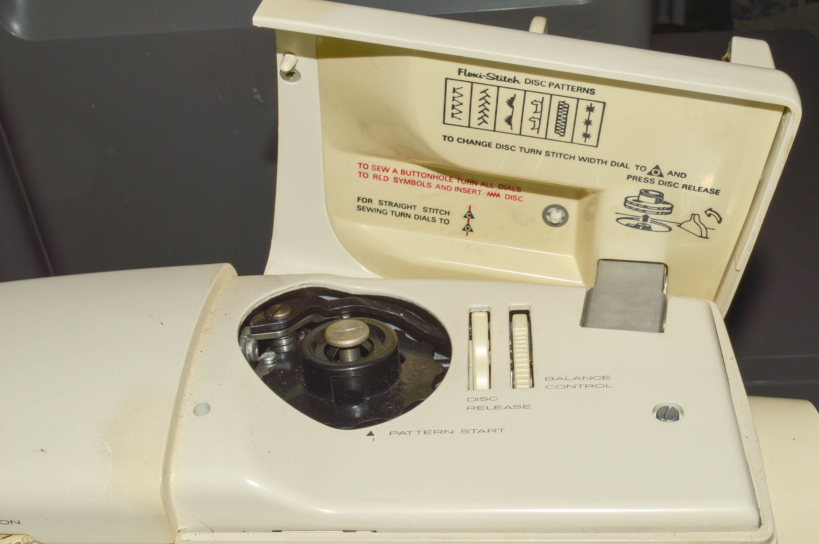 Vintage Singer "Touch & Sew" Sewing Machine and Table