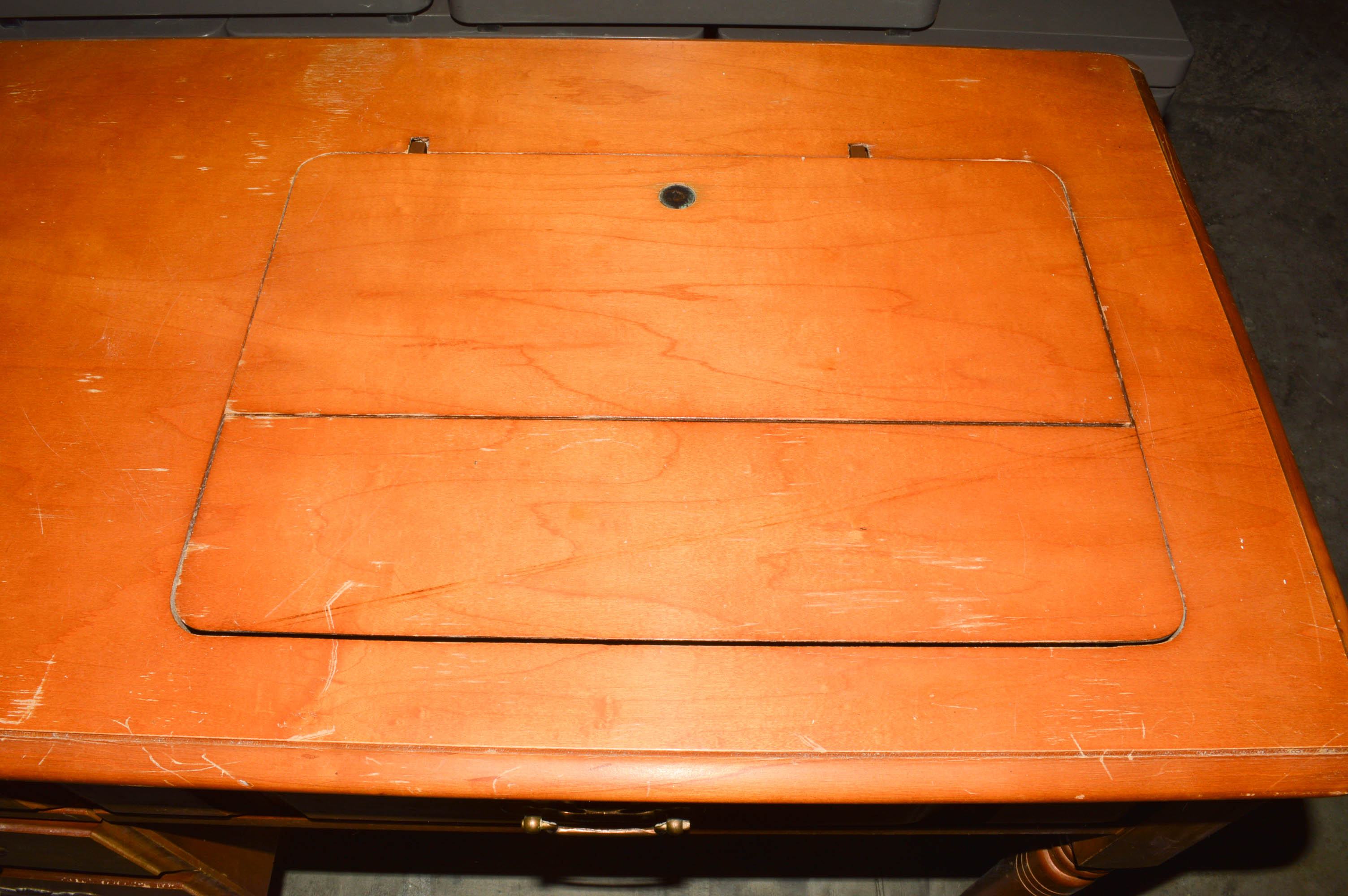 Vintage Singer "Touch & Sew" Sewing Machine and Table