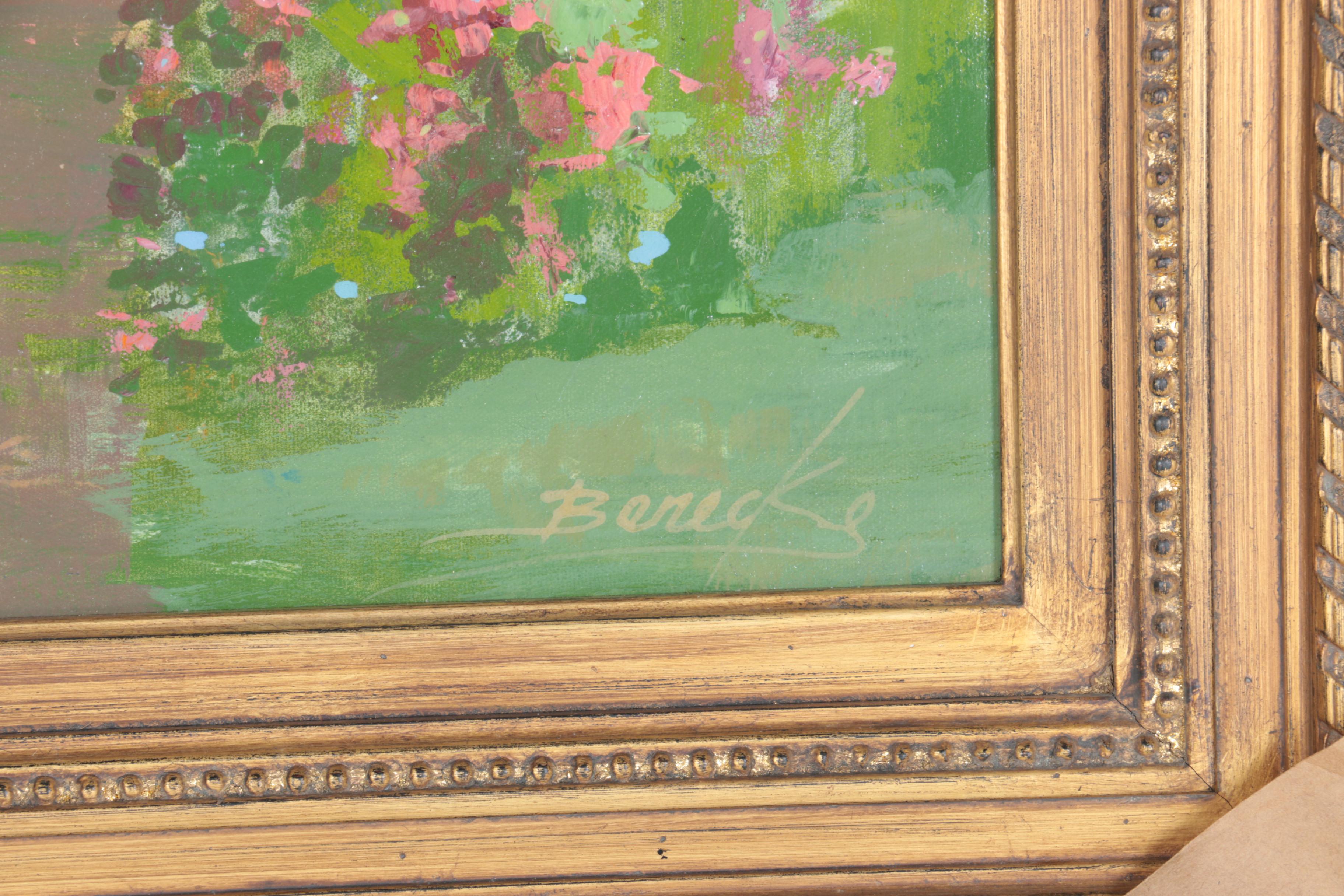 William Benecke Oil Painting on Canvas "Sunny Morning"