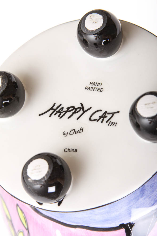 Collection of Whimsical Themed Kitchenalia Including Laurel Burch