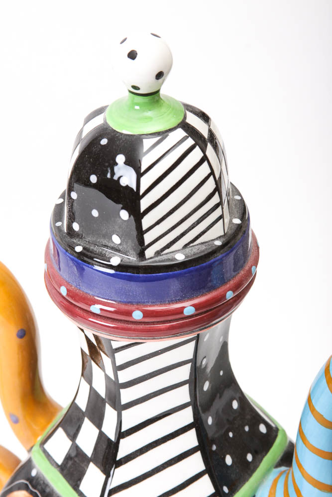 Collection of Whimsical Themed Kitchenalia Including Laurel Burch