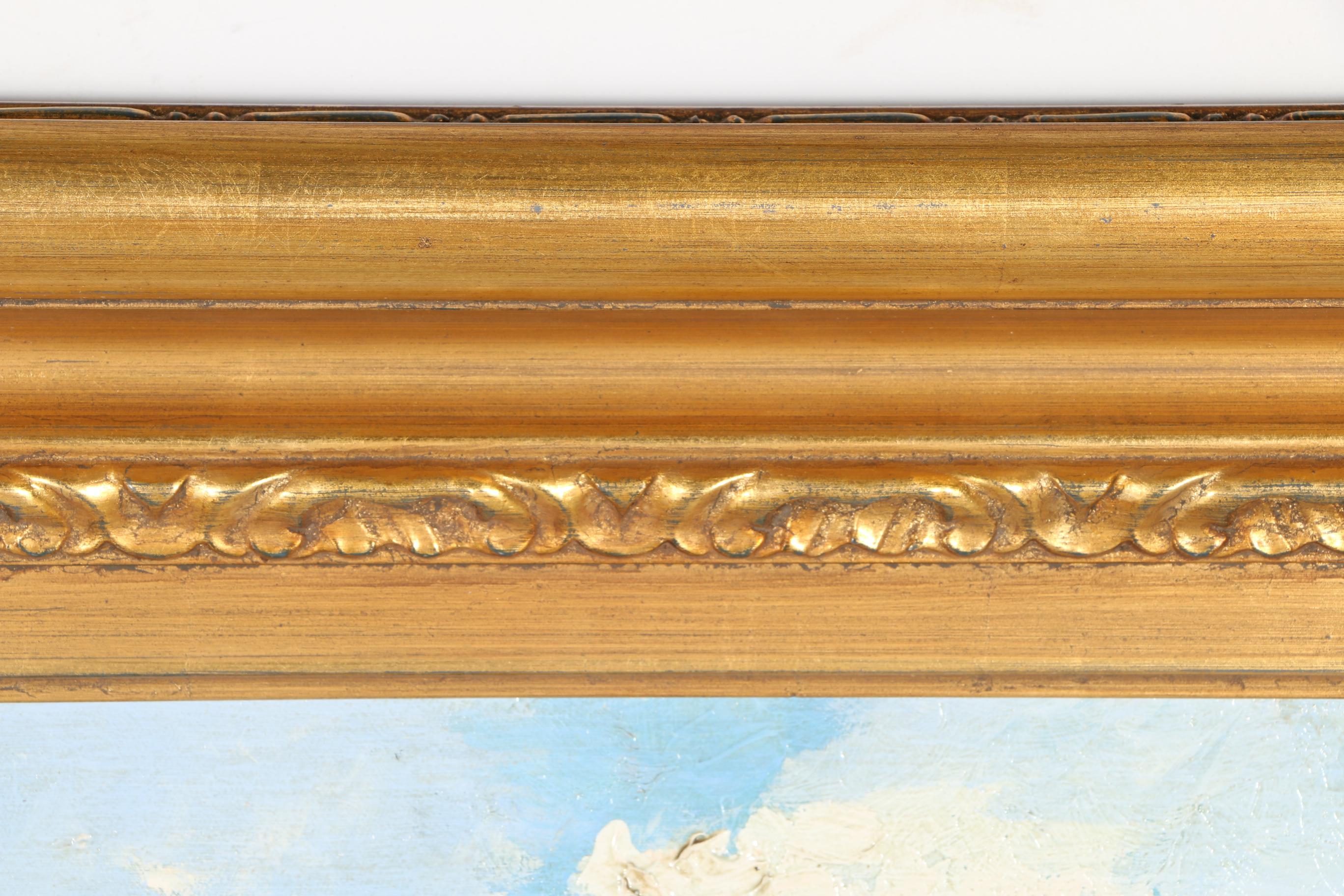 William Rengifo Oil Painting on Canvas "Coastal Scene"