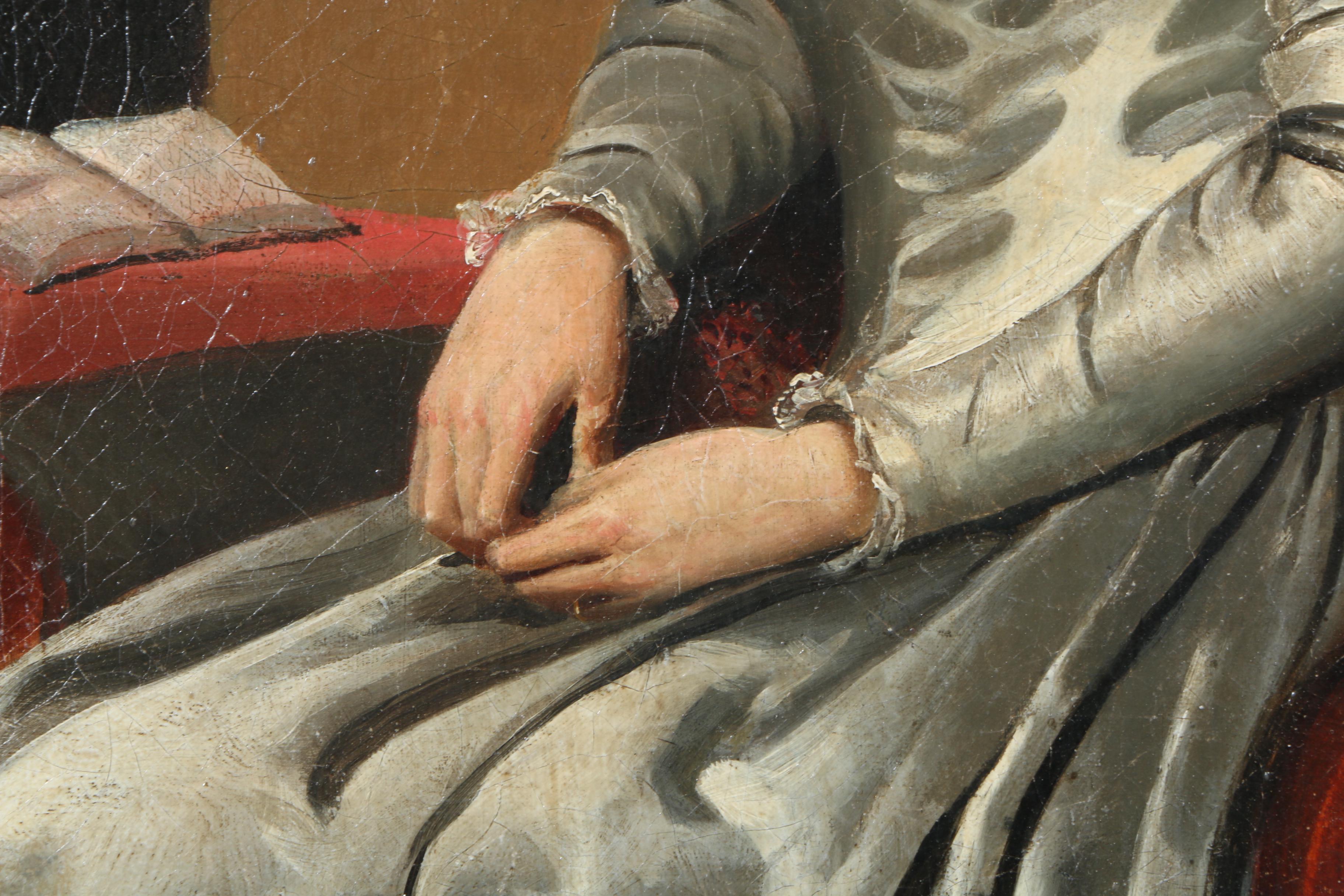 Oil Painting on Canvas of Female Portrait