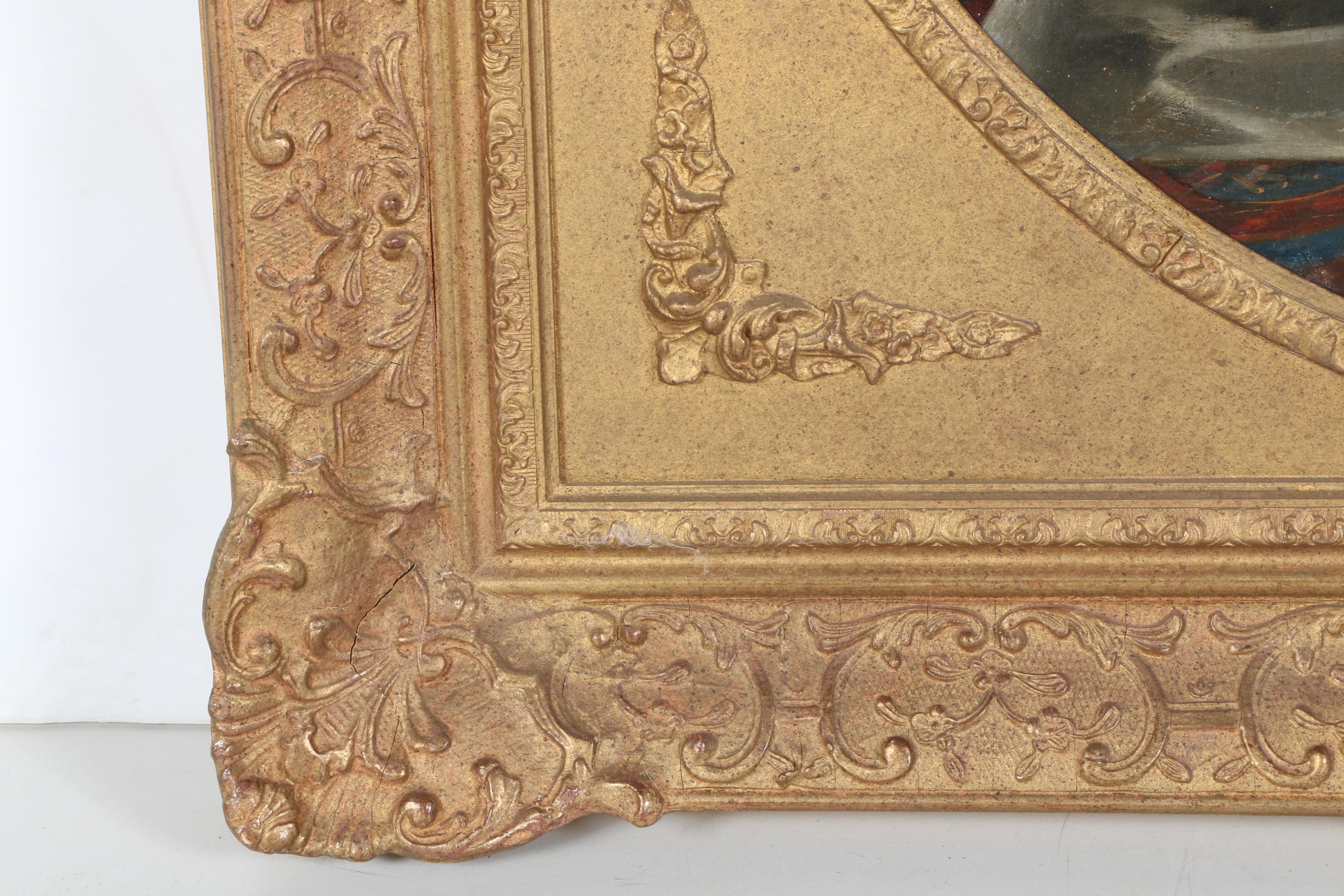 Oil Painting on Canvas of Female Portrait