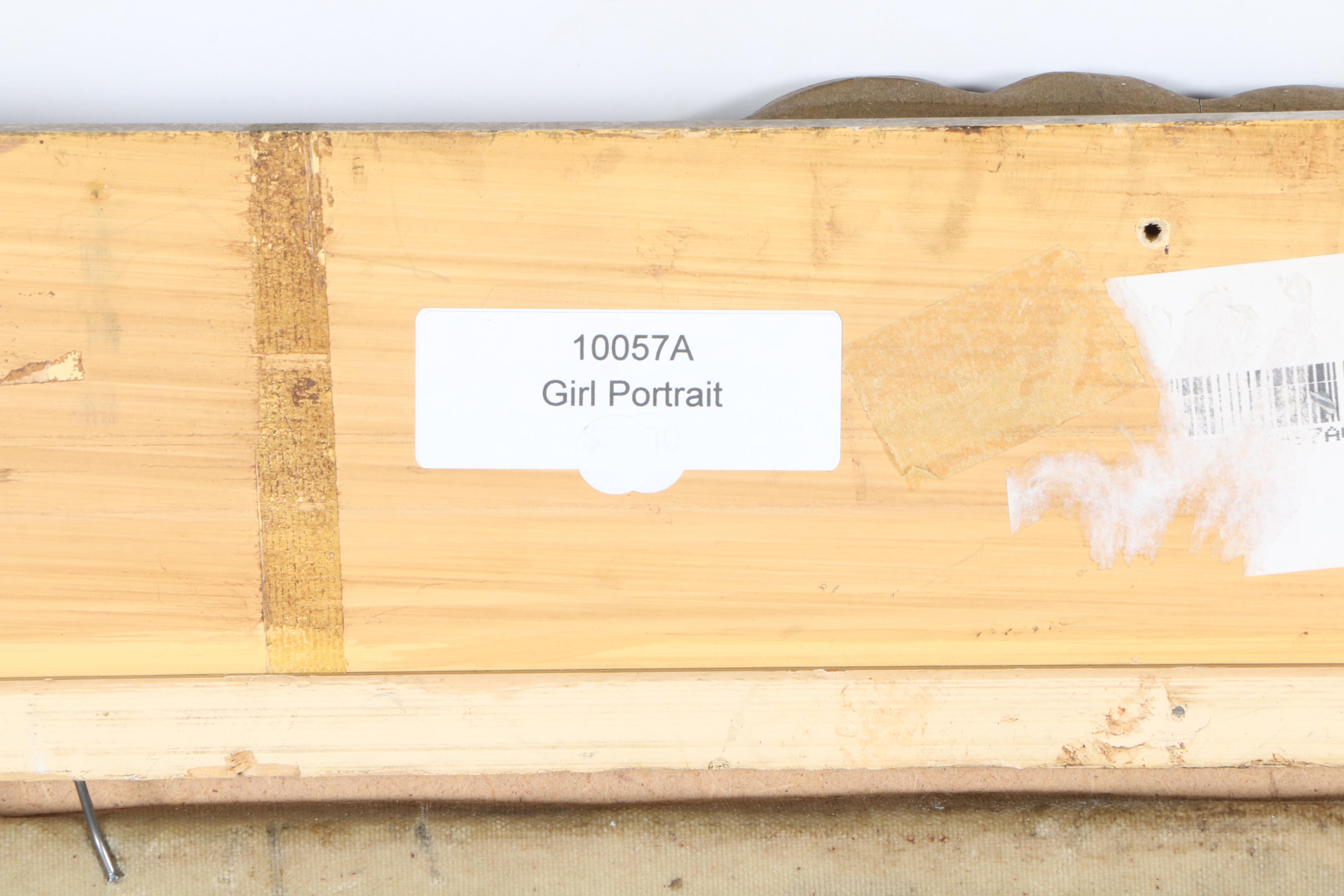 Oil Painting on Canvas of Female Portrait