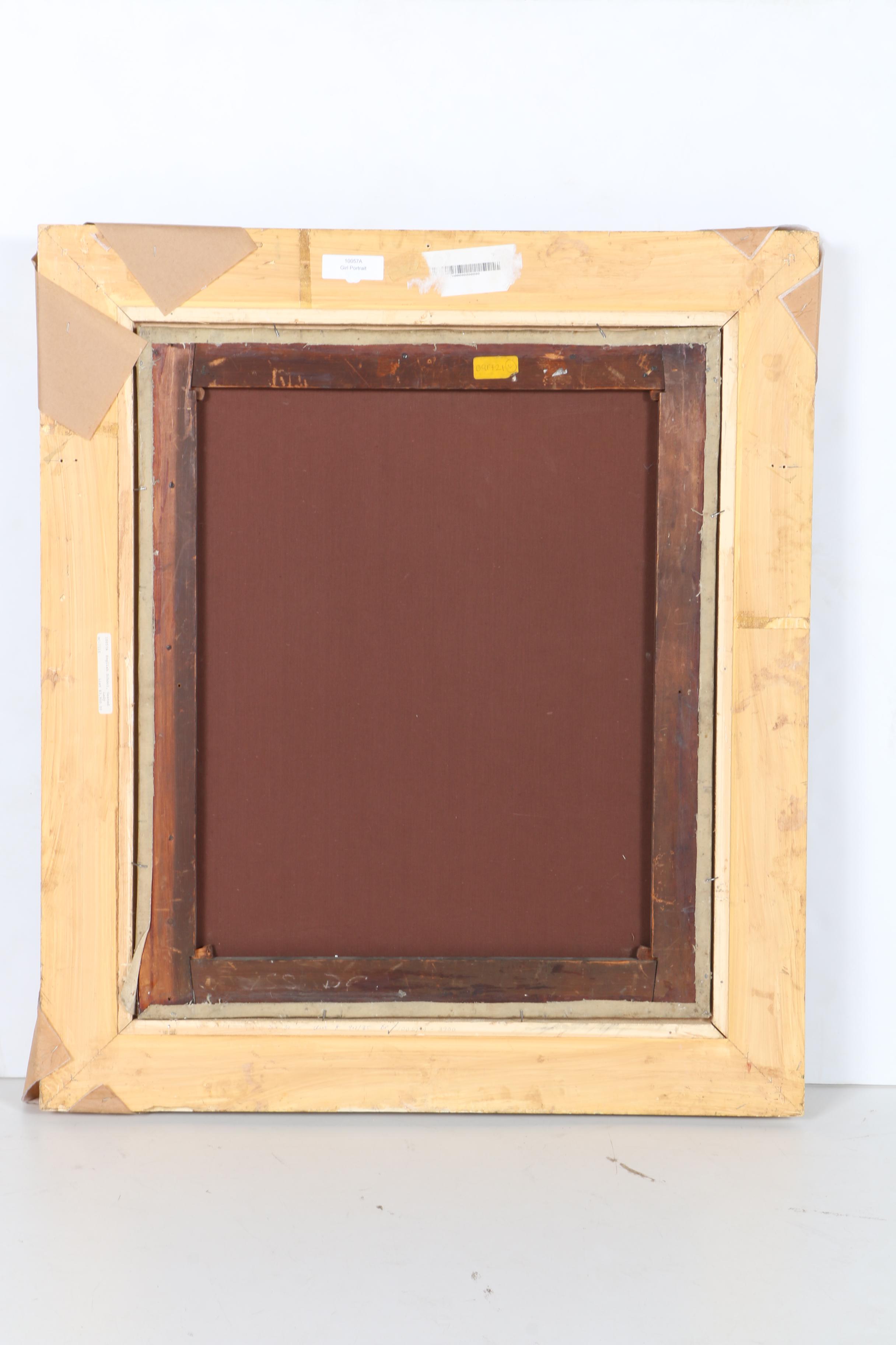 Oil Painting on Canvas of Female Portrait