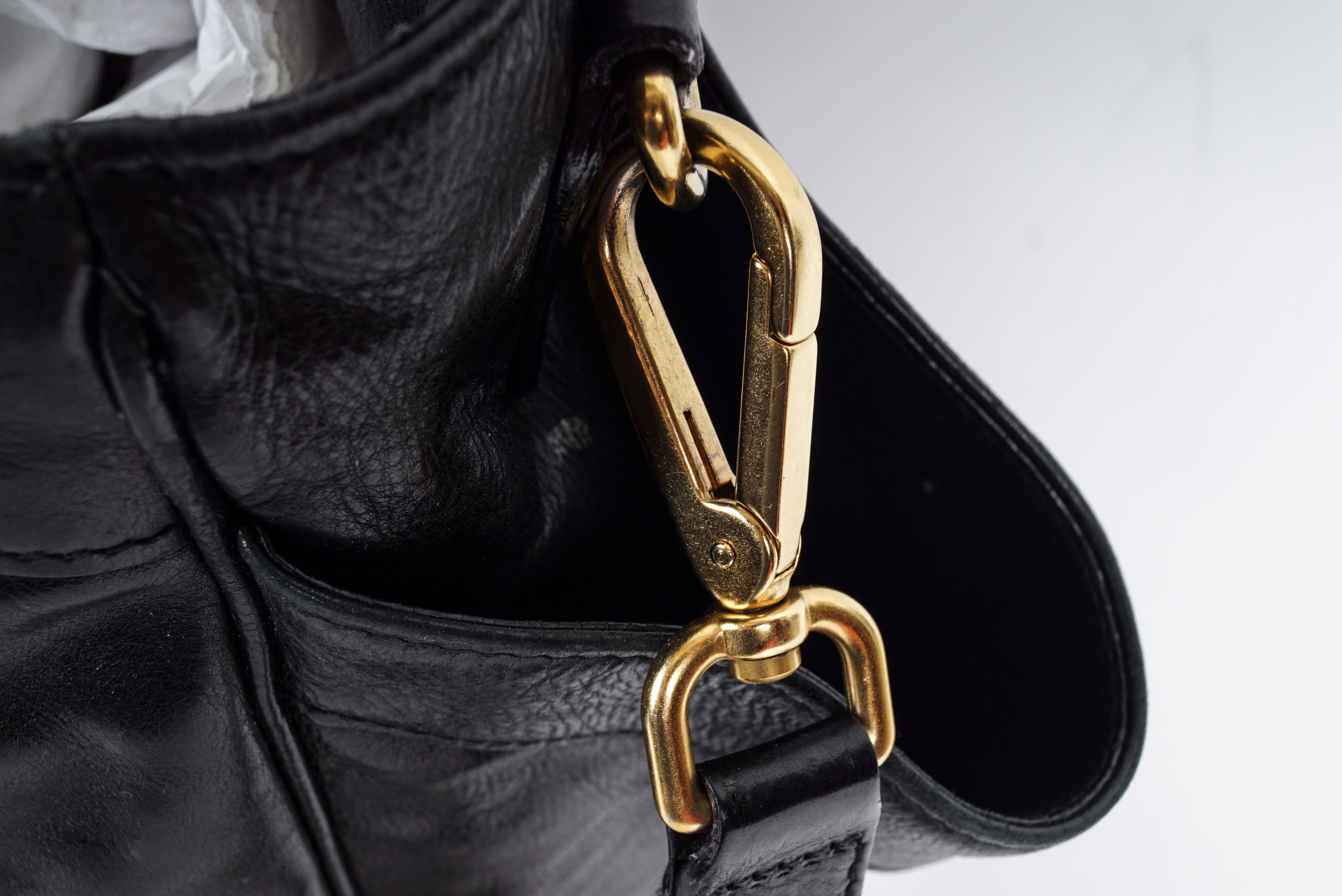 Prada Glace Leather Satchel