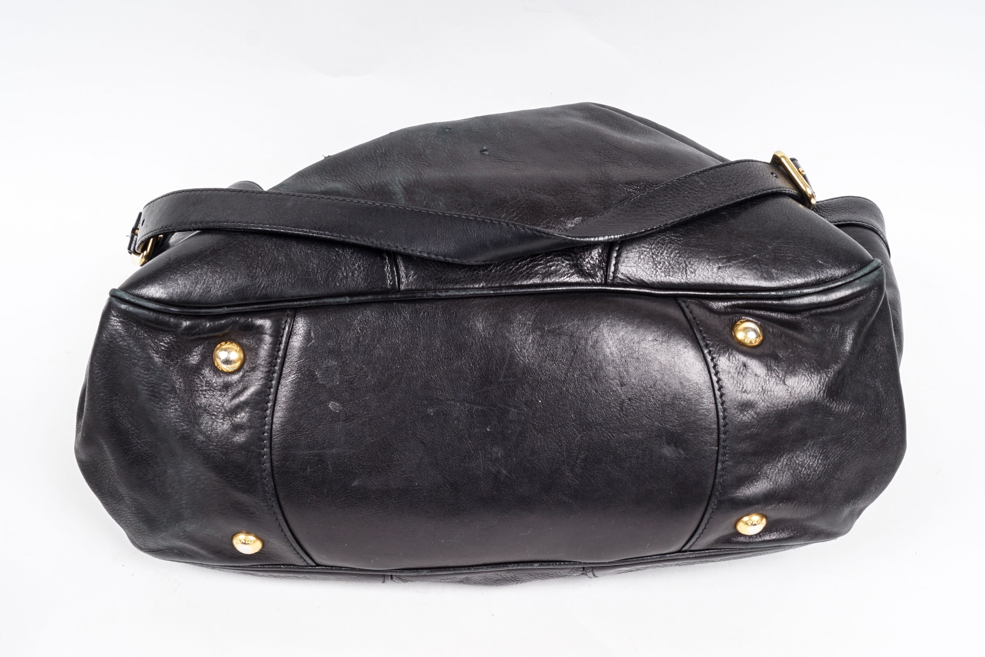 Prada Glace Leather Satchel