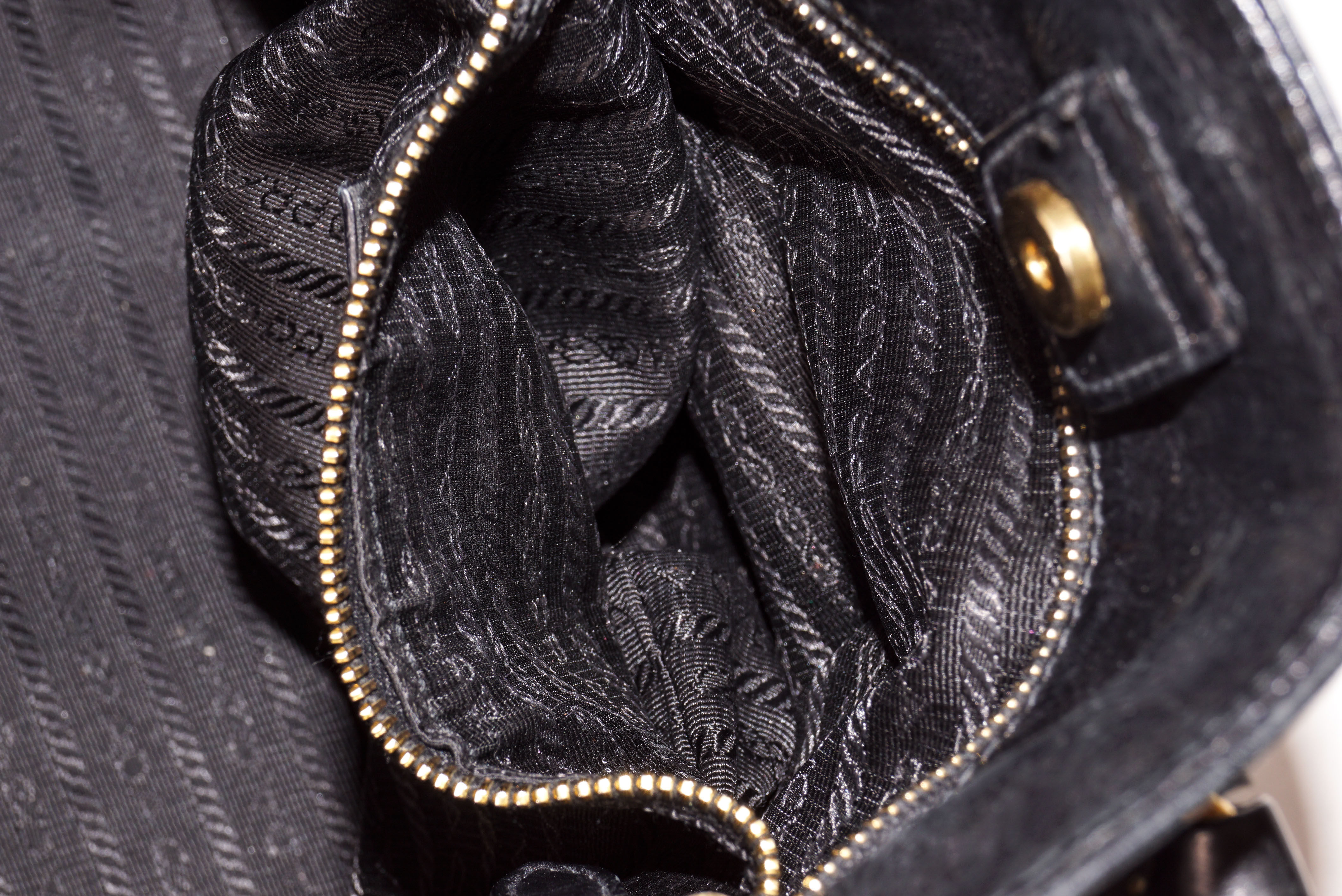 Prada Glace Leather Satchel