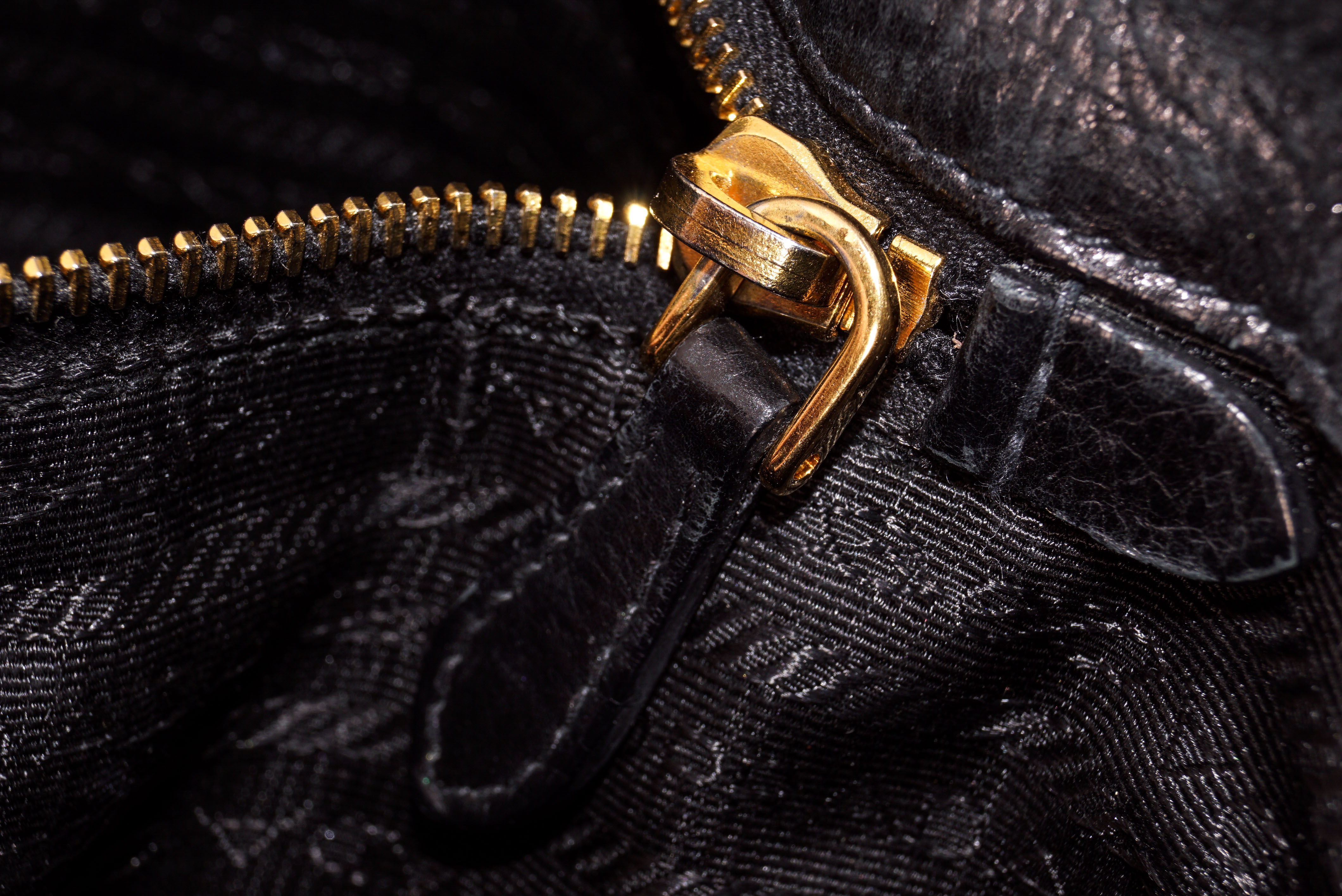 Prada Glace Leather Satchel