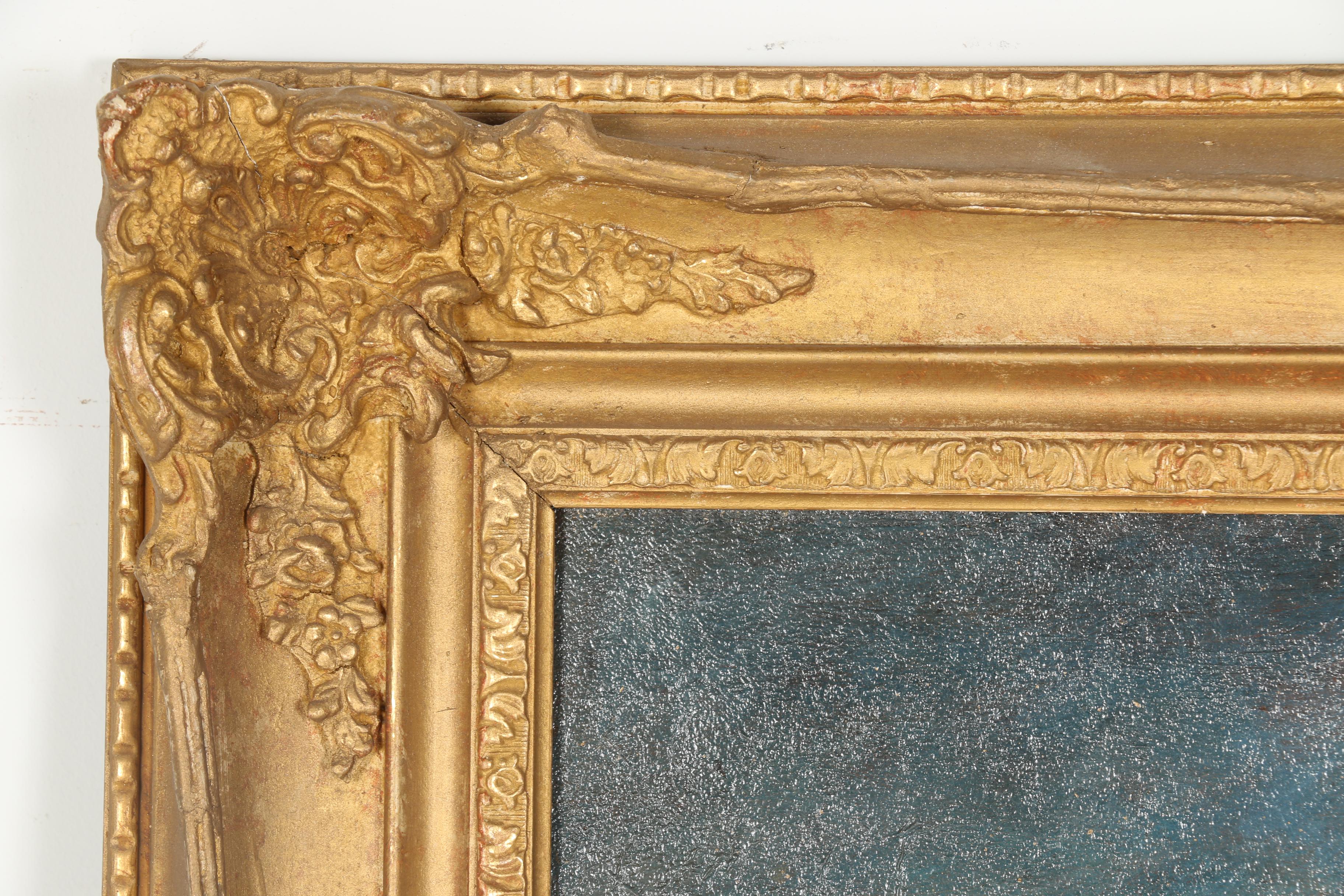 W. Wilson Oil Painting on Canvas of Landscape