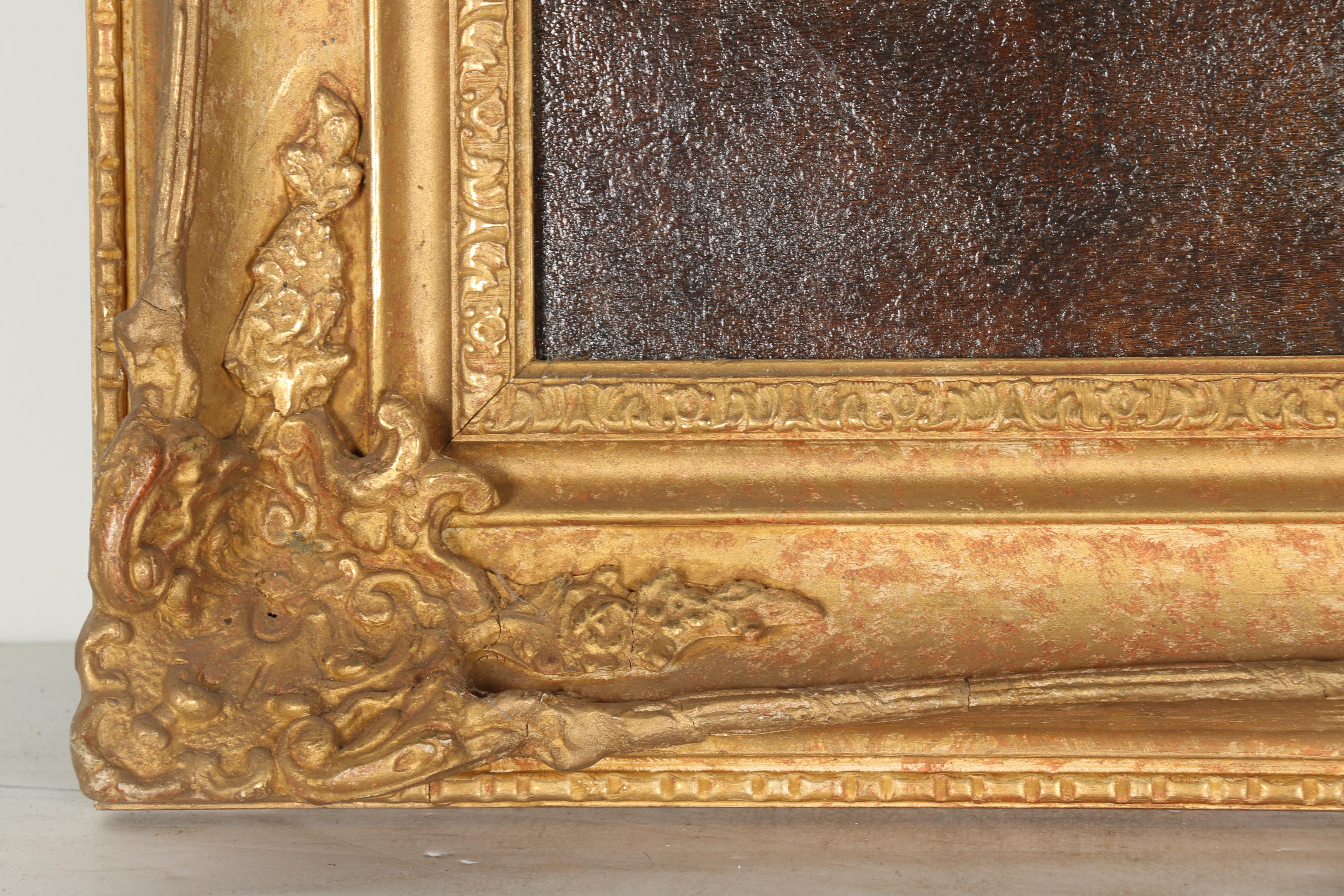 W. Wilson Oil Painting on Canvas of Landscape