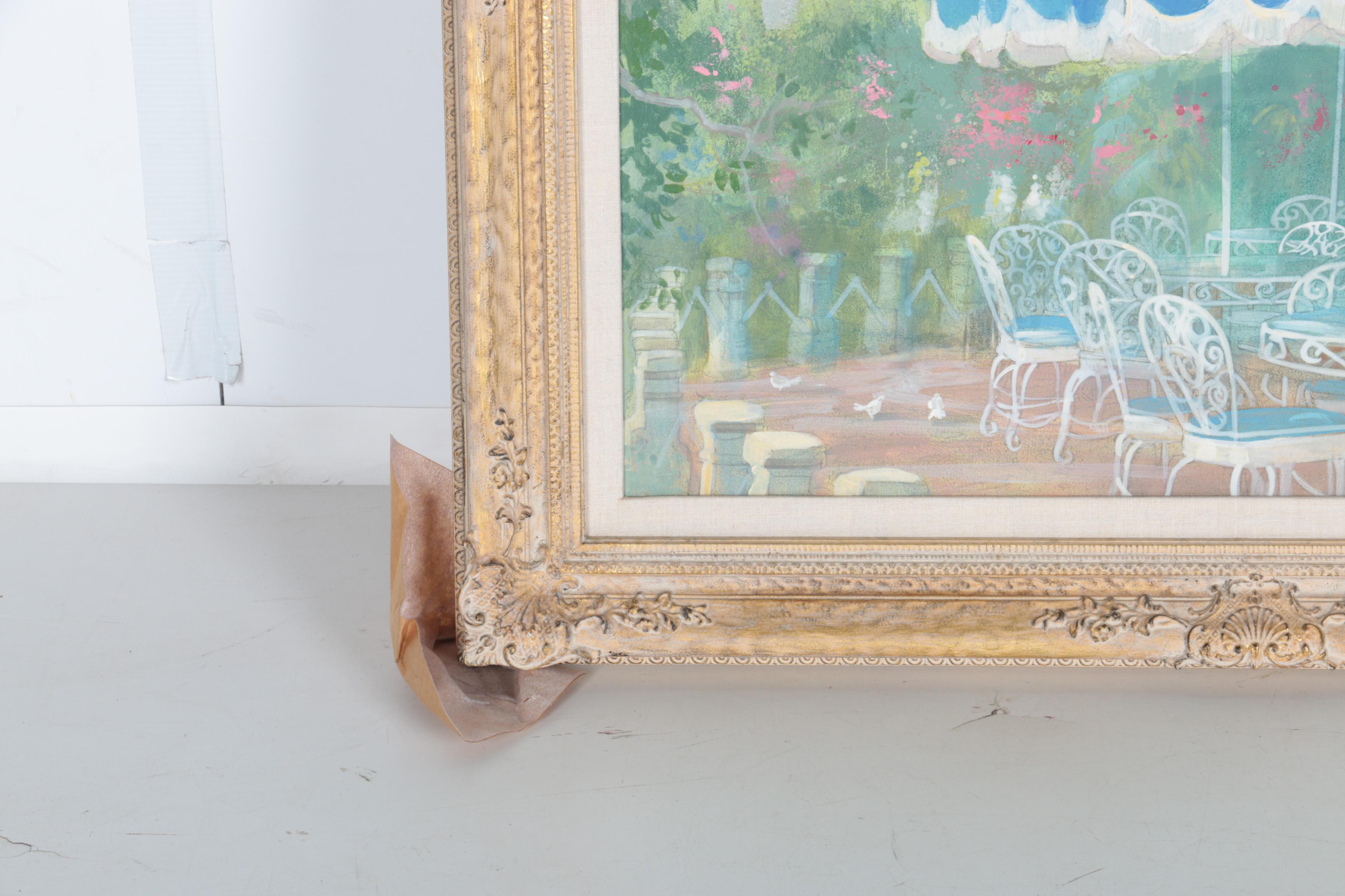 William Benecke Oil Painting on Canvas "Las Mananitas"