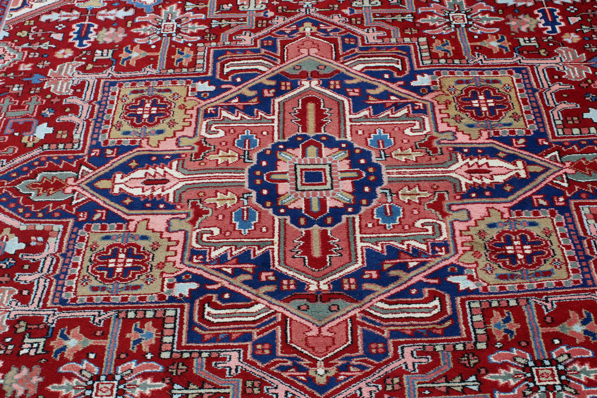 Hand Knotted Indian "Ardabil" Room Size Rug