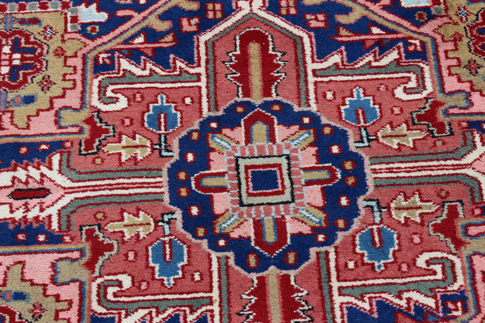 Hand Knotted Indian "Ardabil" Room Size Rug