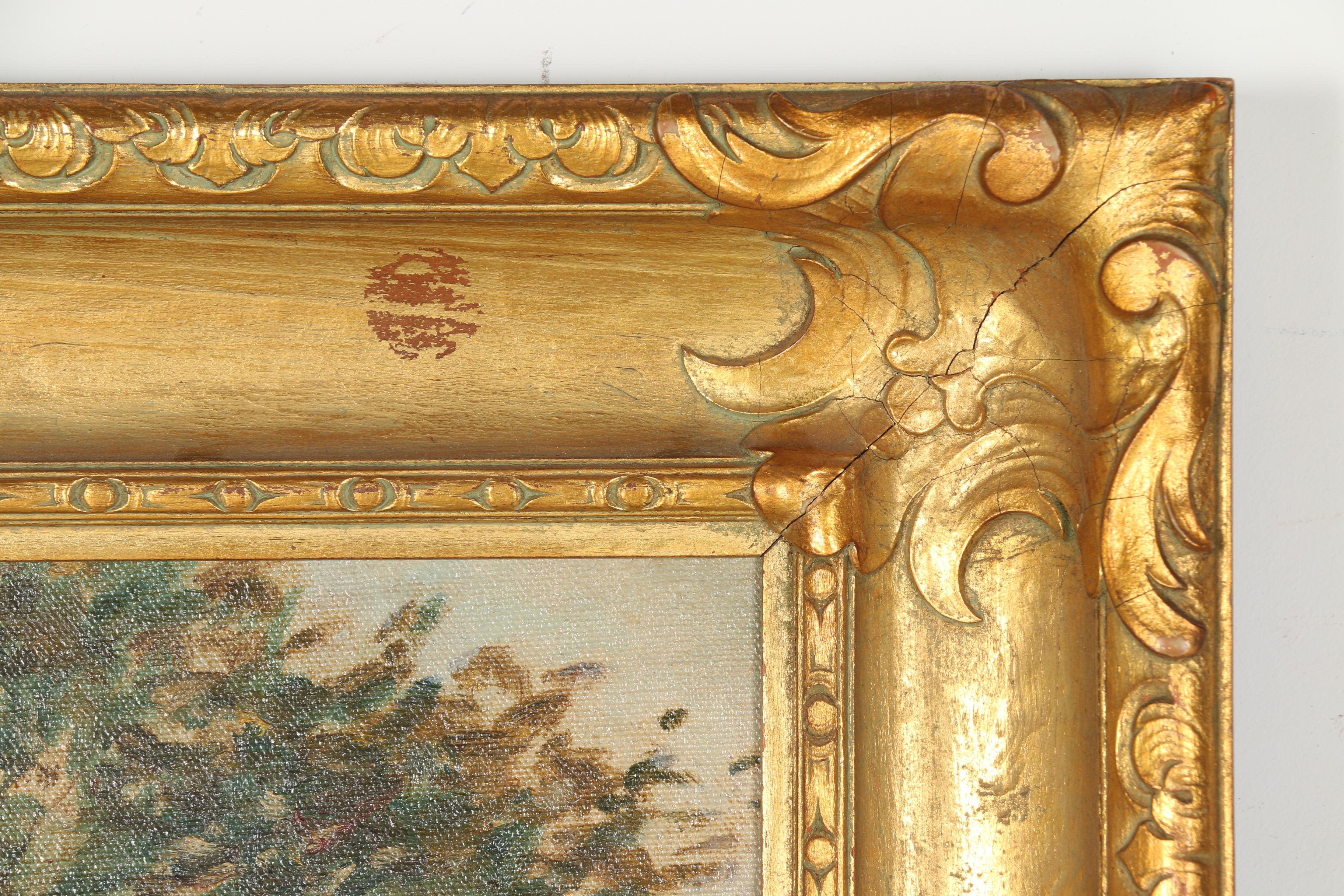 Boris B. Major Oil Painting on Canvas "Birches"