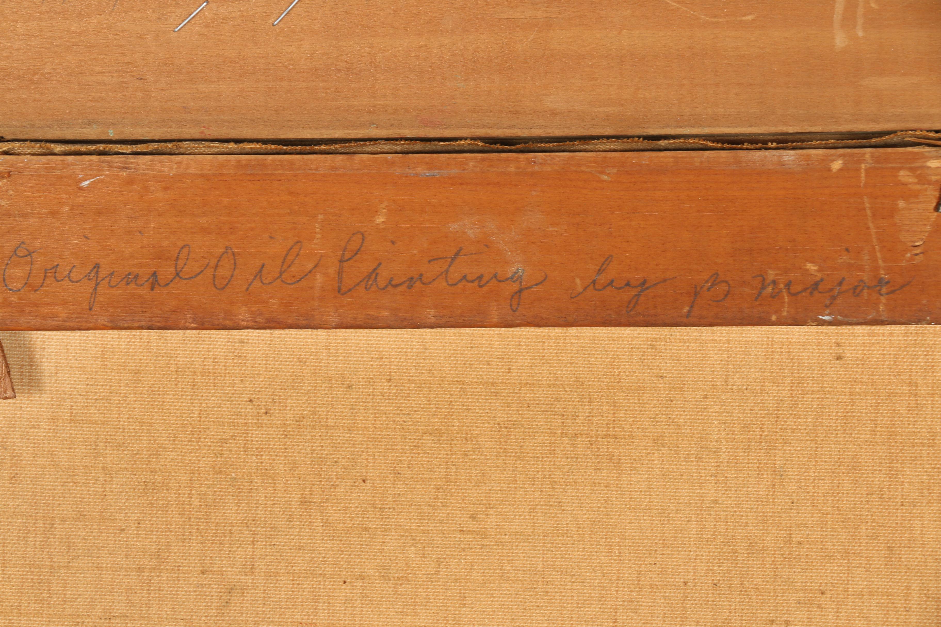 Boris B. Major Oil Painting on Canvas "Birches"