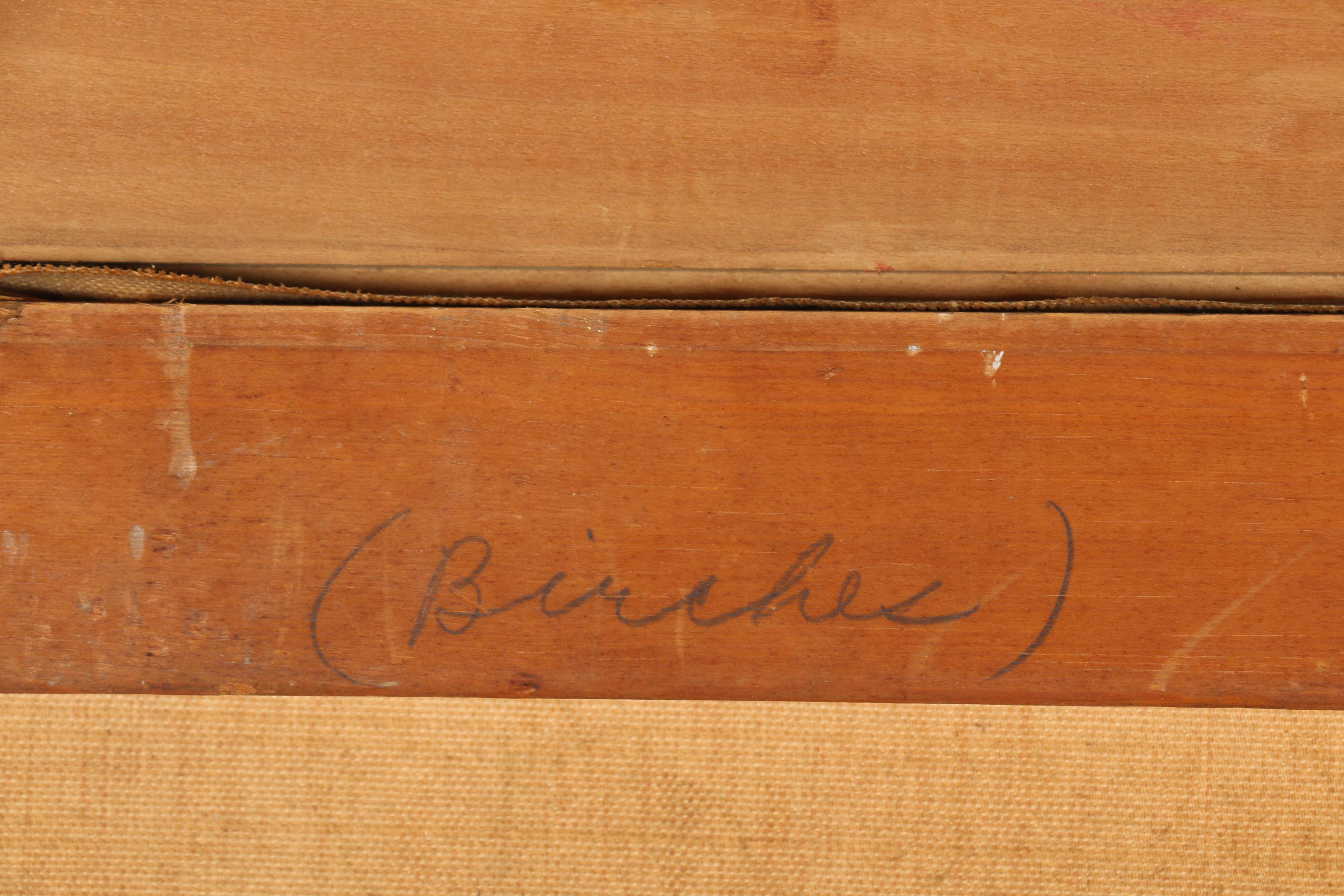 Boris B. Major Oil Painting on Canvas "Birches"