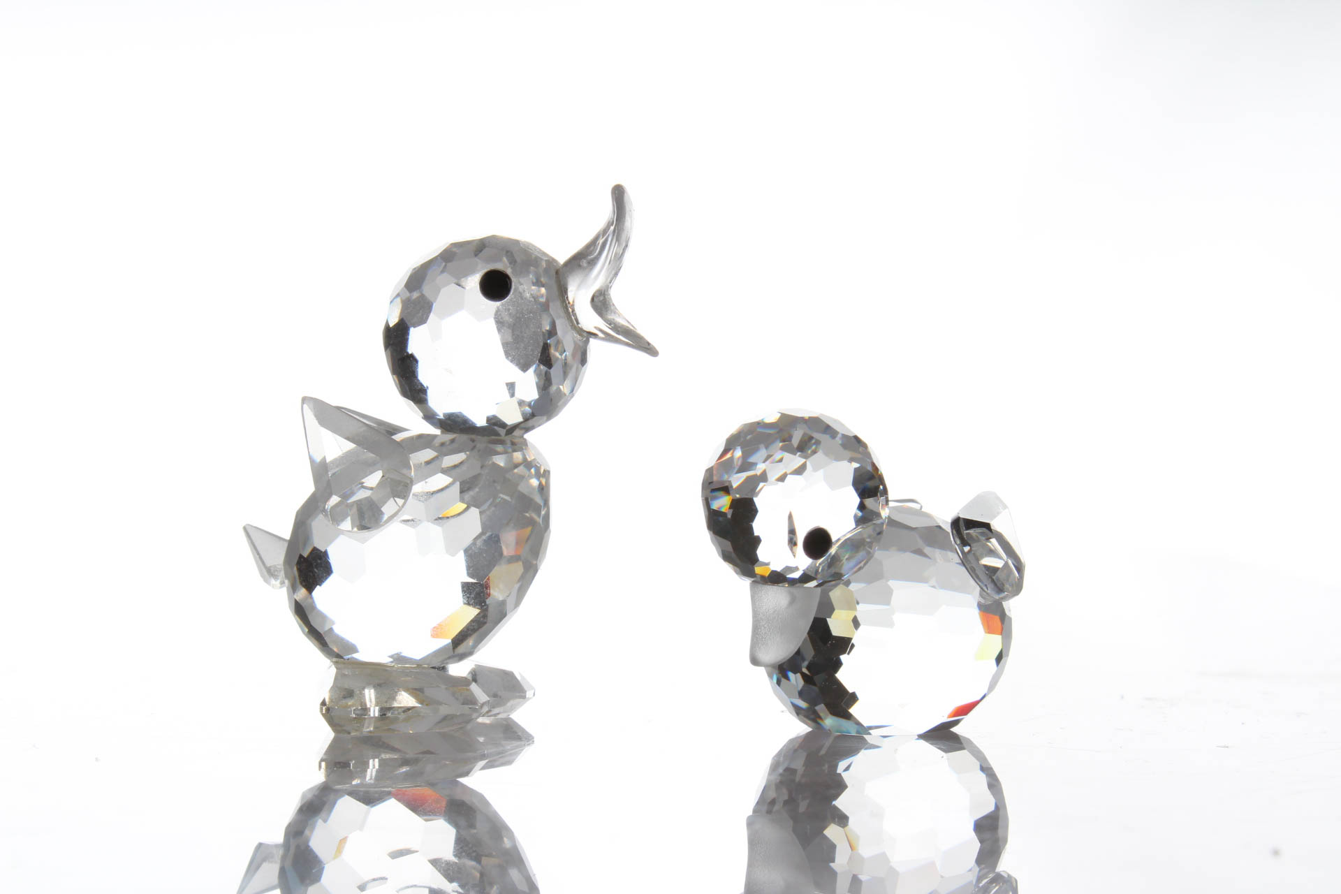 Swarovski Crystal Duck Figurines