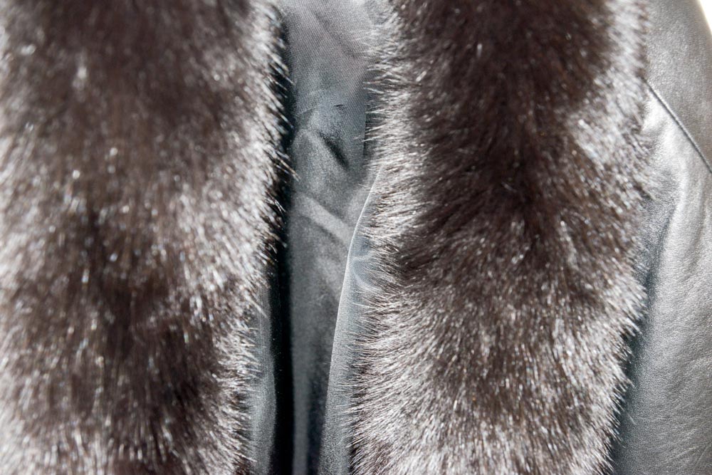 Tiboa Leathers American Craftsman Coat with Fur Trim