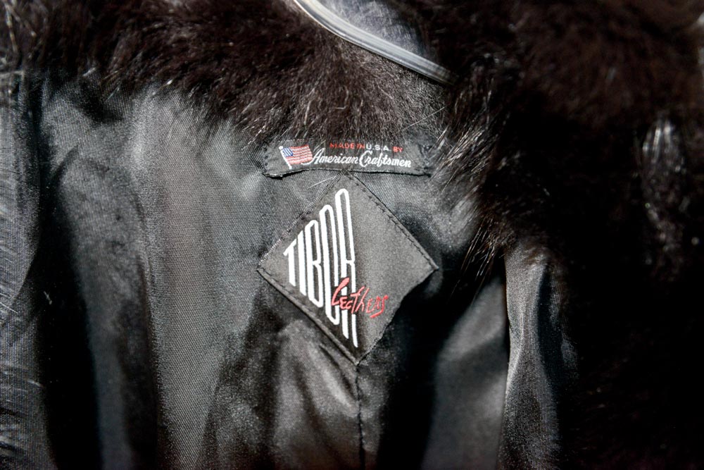 Tiboa Leathers American Craftsman Coat with Fur Trim