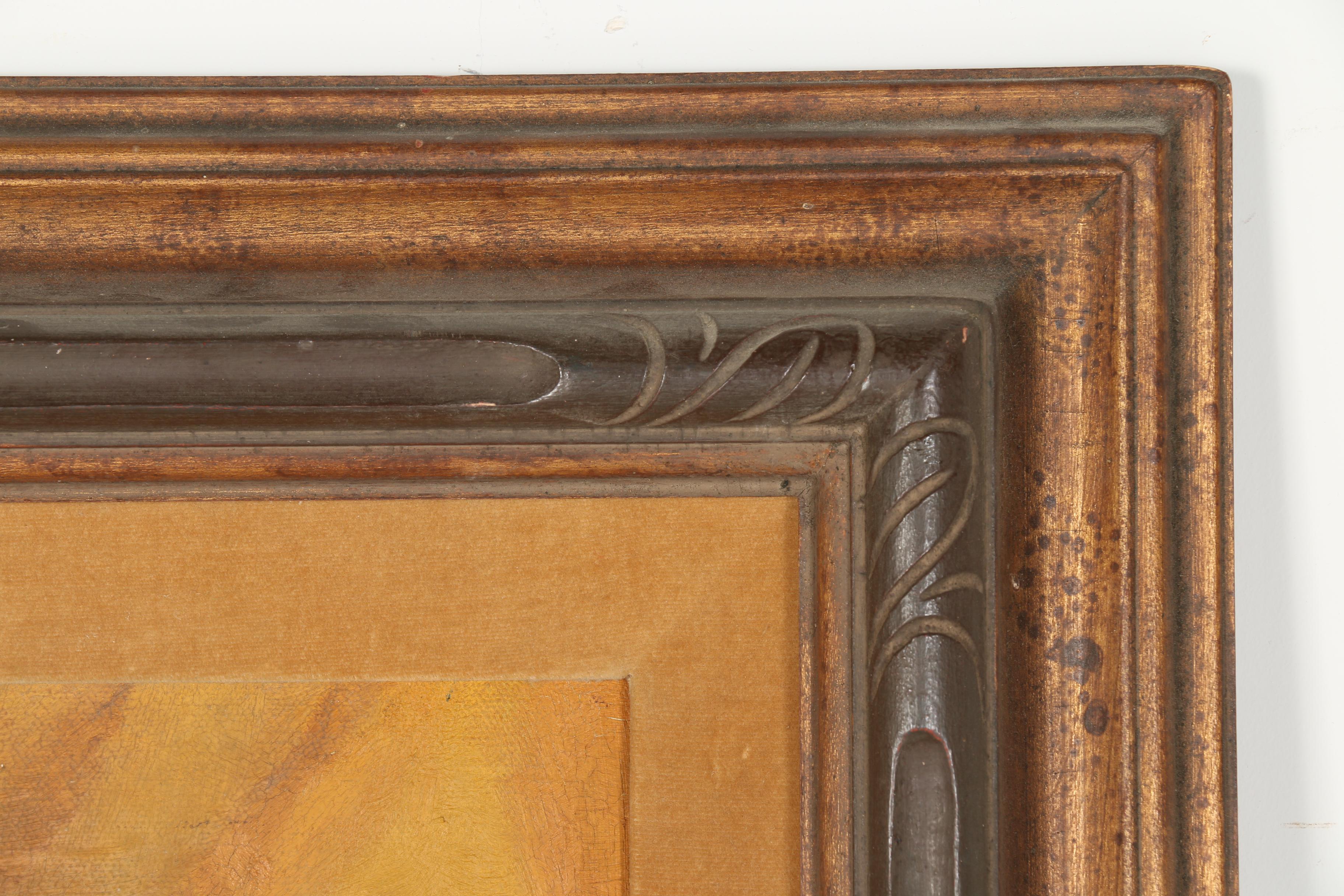 Heidel Oil Painting on Canvas Board of Still Life