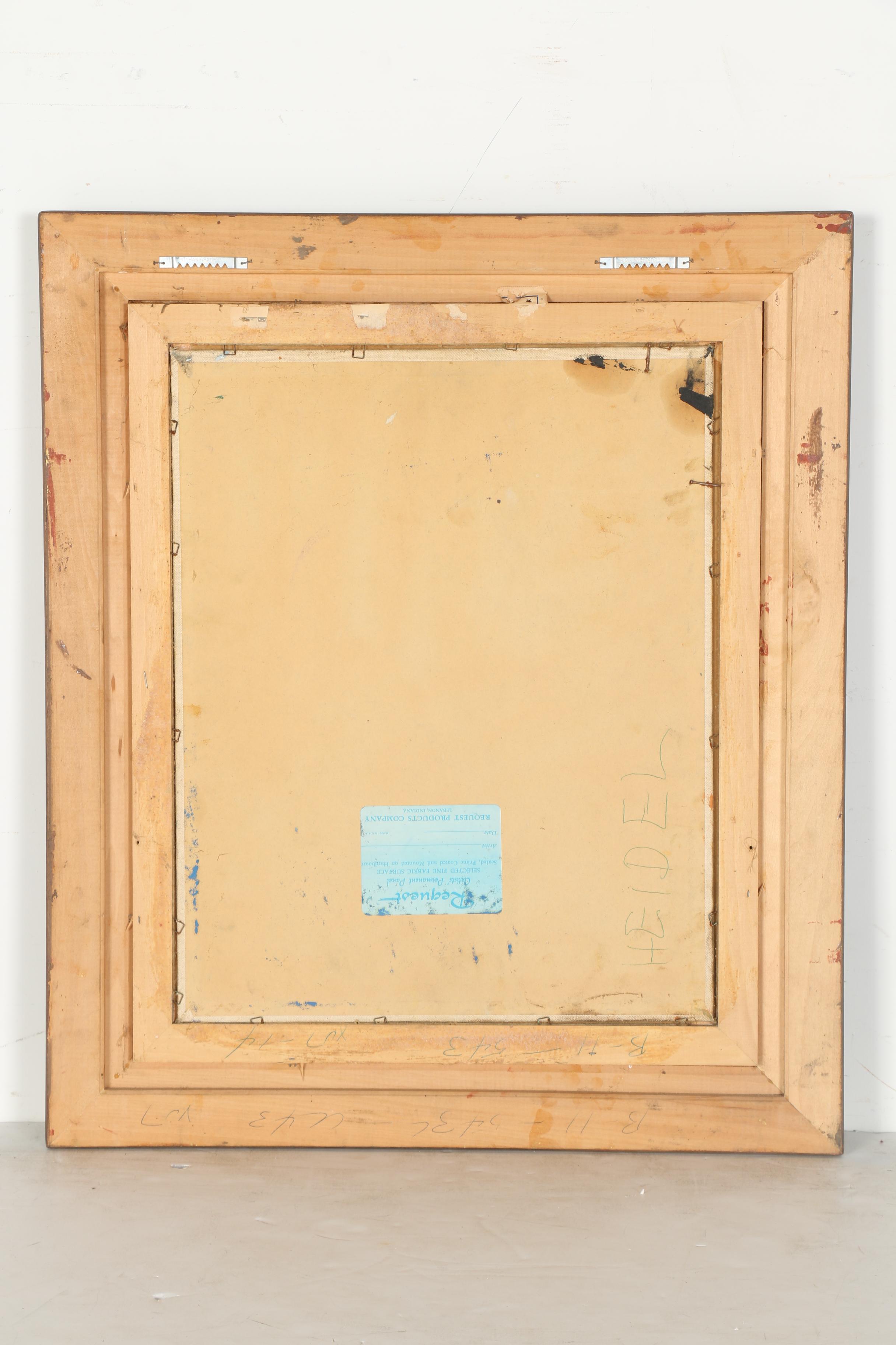 Heidel Oil Painting on Canvas Board of Still Life