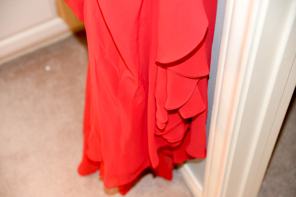 Black Lillie Rubin Evening Gown and Red Dress