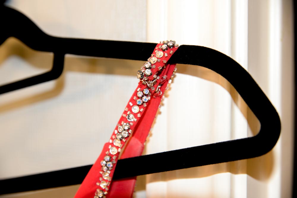 Black Lillie Rubin Evening Gown and Red Dress