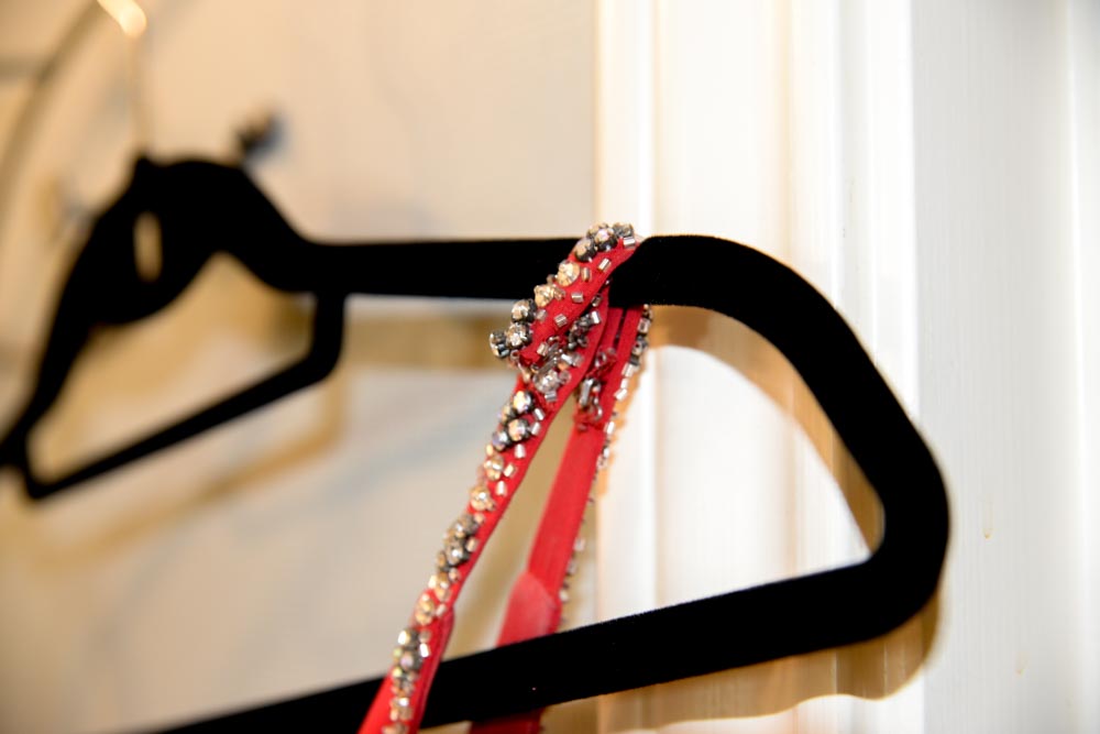 Black Lillie Rubin Evening Gown and Red Dress