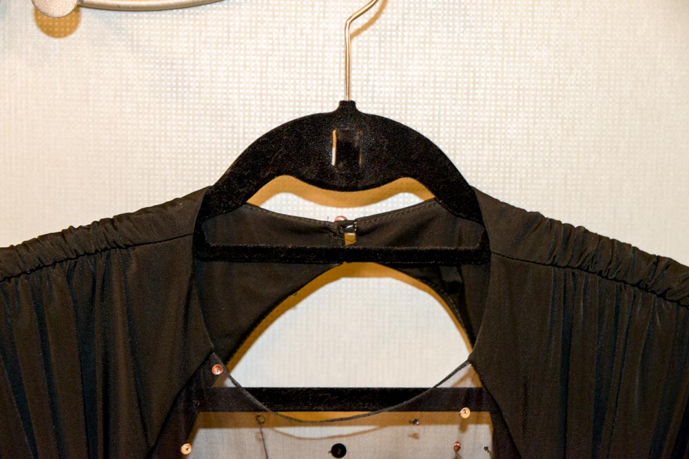 Black Lillie Rubin Evening Gown and Red Dress