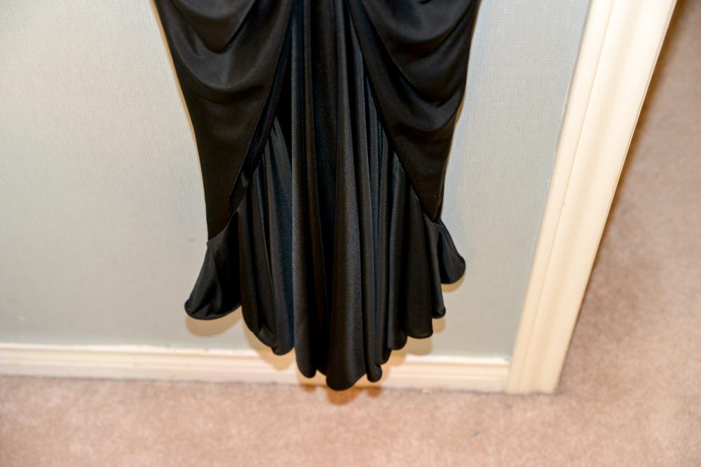 Black Lillie Rubin Evening Gown and Red Dress