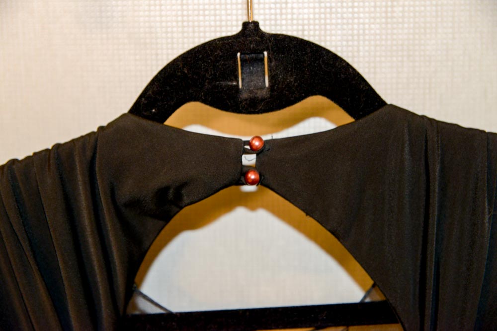 Black Lillie Rubin Evening Gown and Red Dress