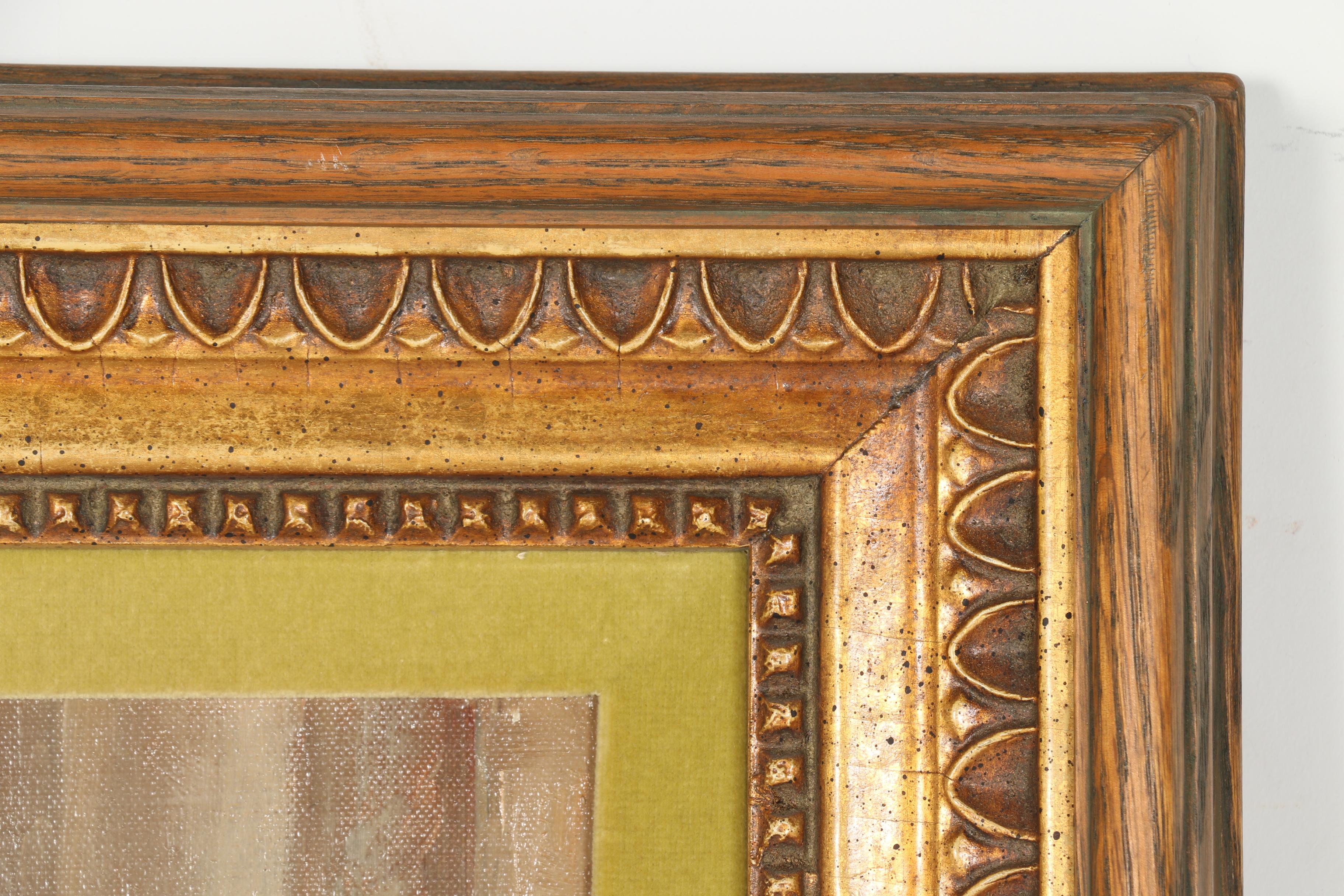 Oil Painting on Canvas of Cathedral Interior