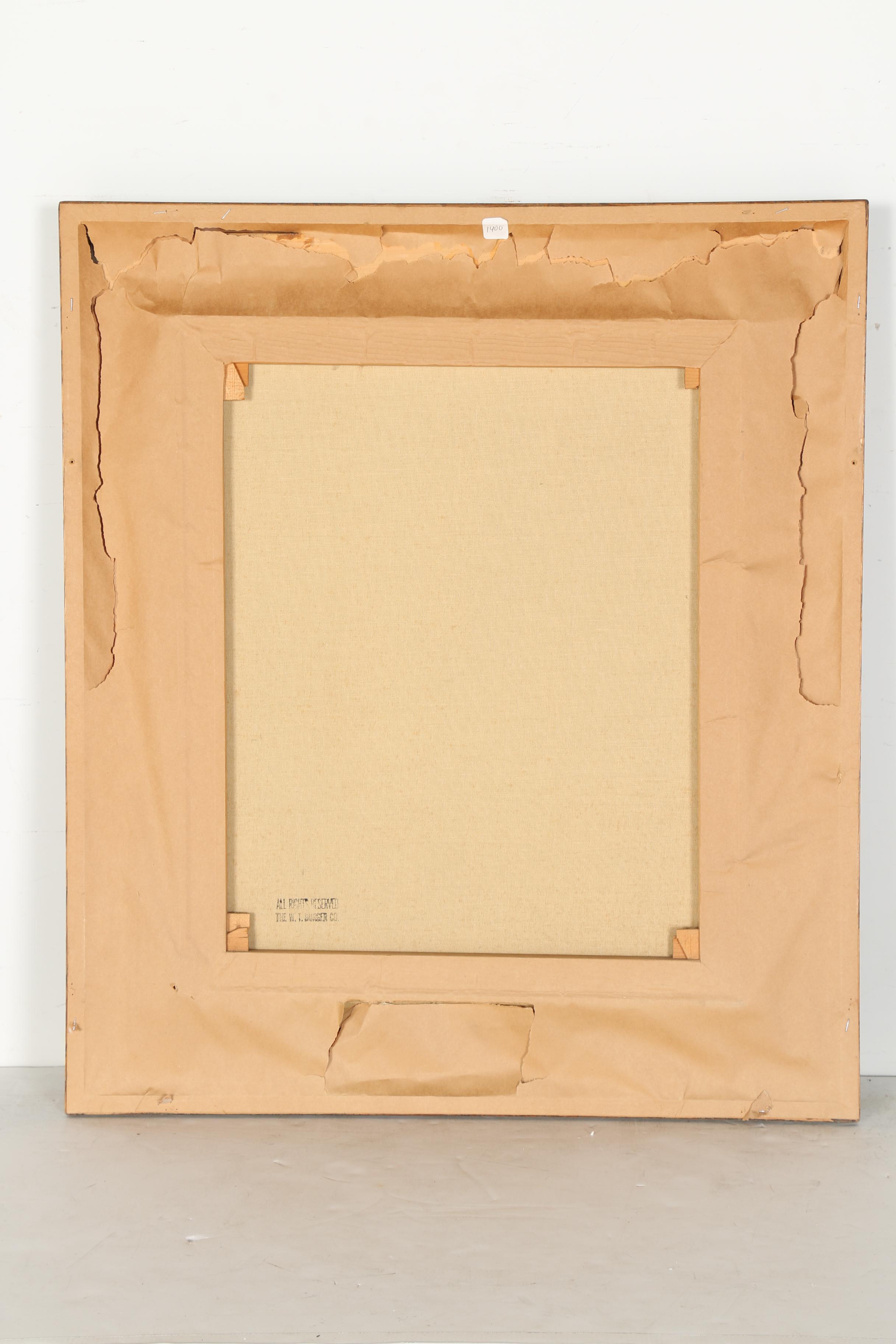 Oil Painting on Canvas of Cathedral Interior