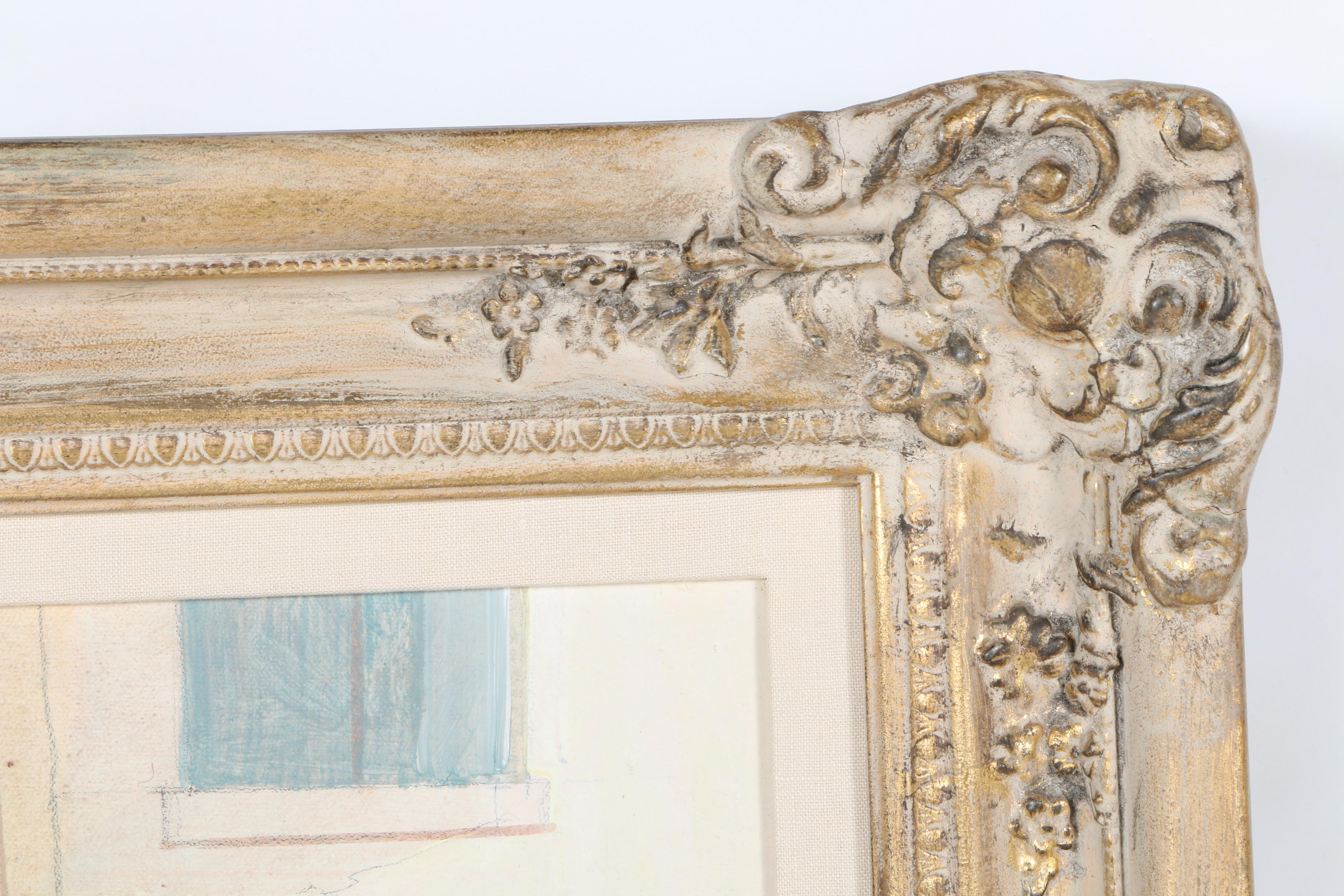 William Benecke Oil Painting on Canvas "Paris Street"