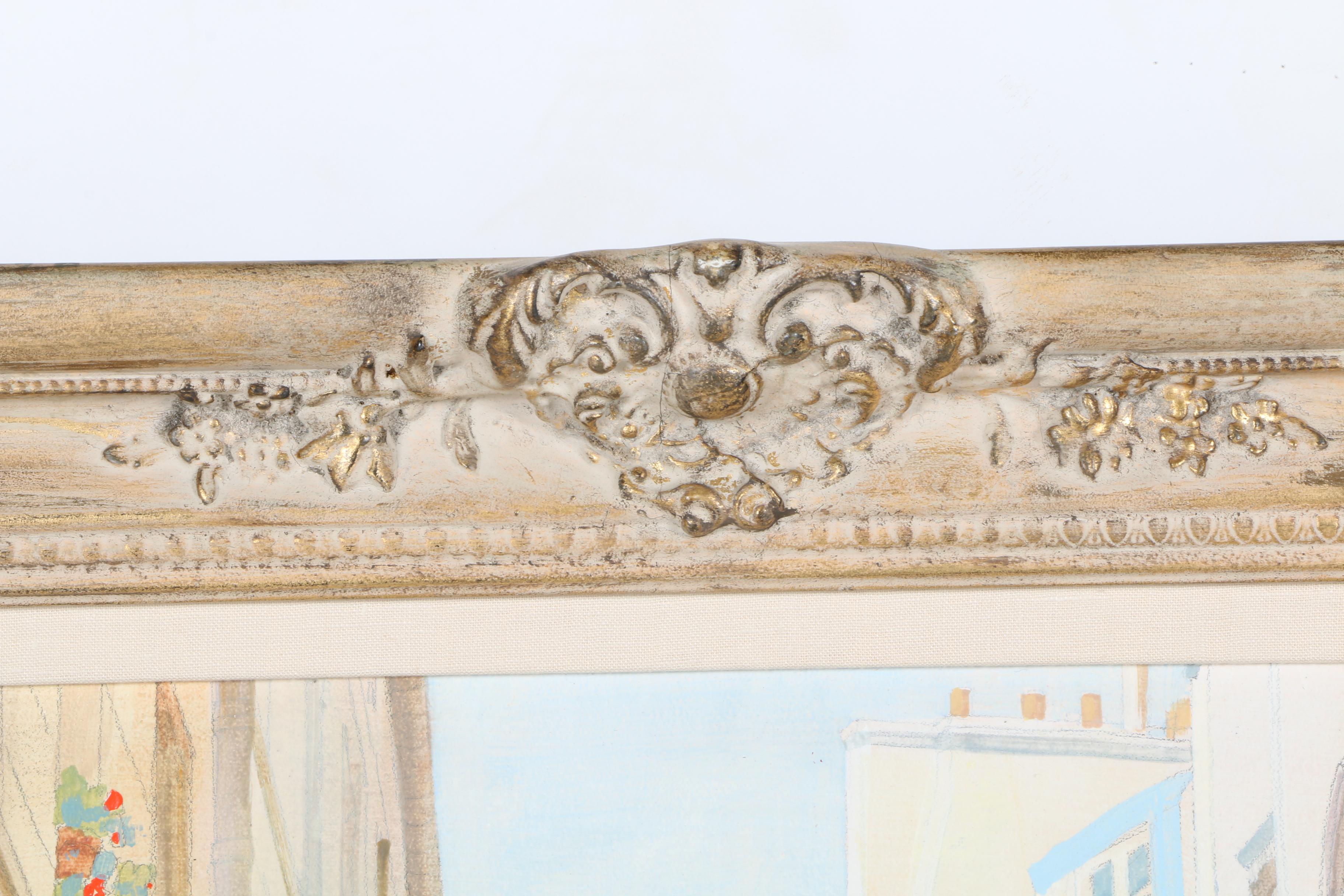 William Benecke Oil Painting on Canvas "Paris Street"