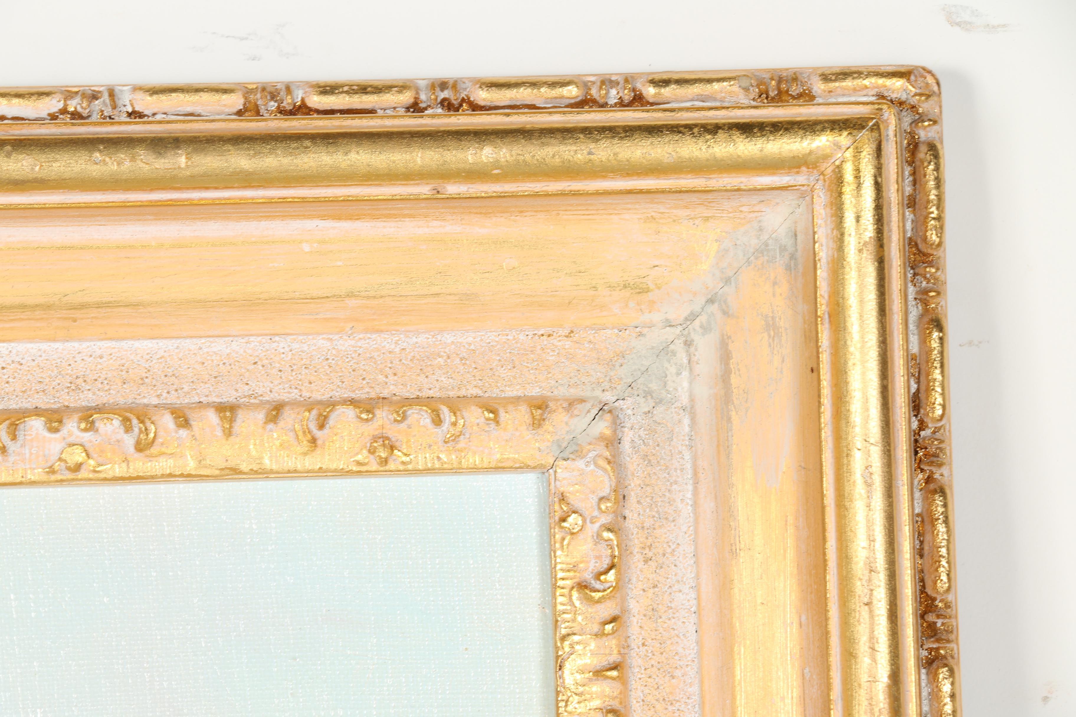 After Claude Jousset Canvas Reproduction of "Soleil sur le Village Haute Provence"