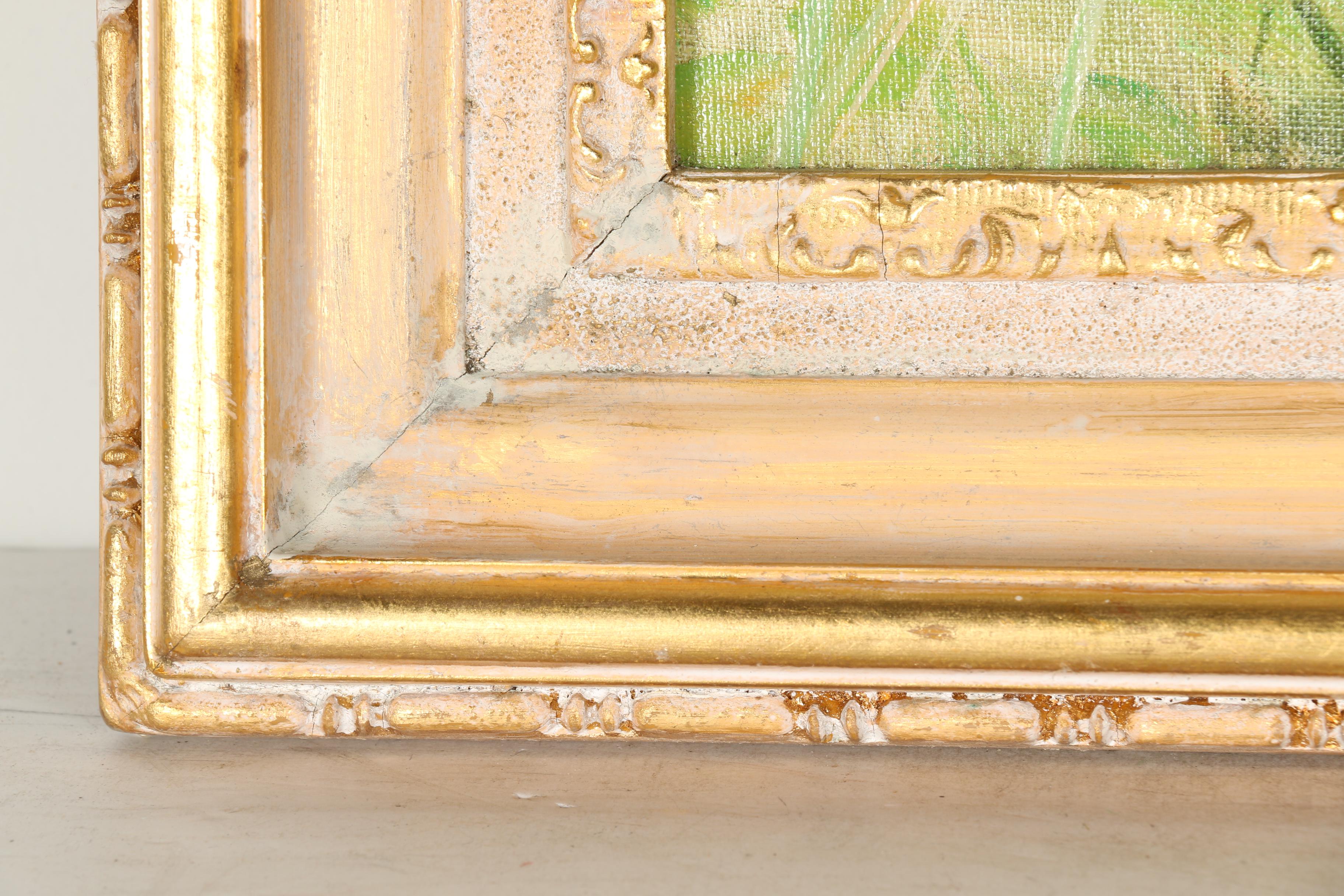 After Claude Jousset Canvas Reproduction of "Soleil sur le Village Haute Provence"