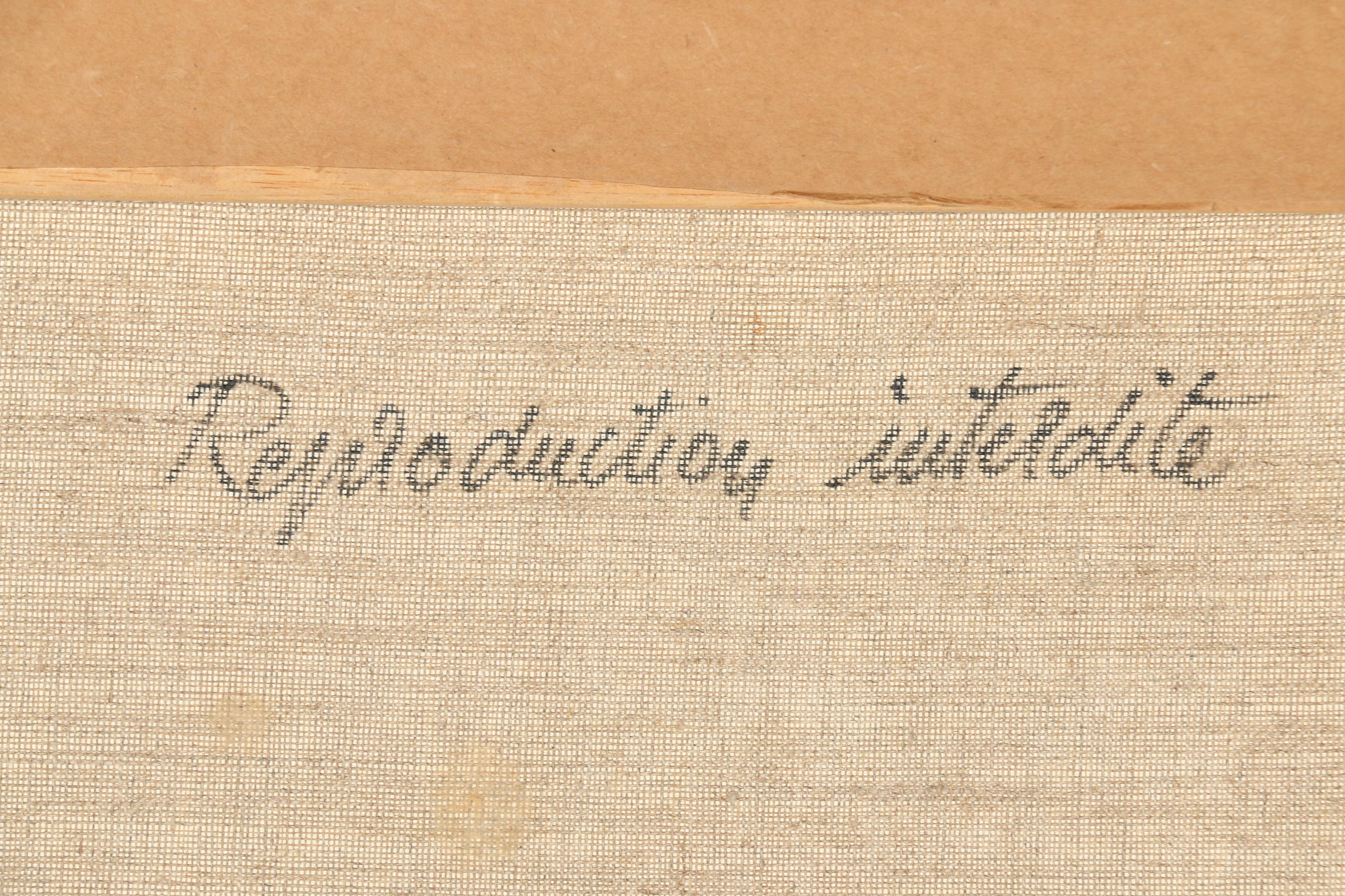 After Claude Jousset Canvas Reproduction of "Soleil sur le Village Haute Provence"