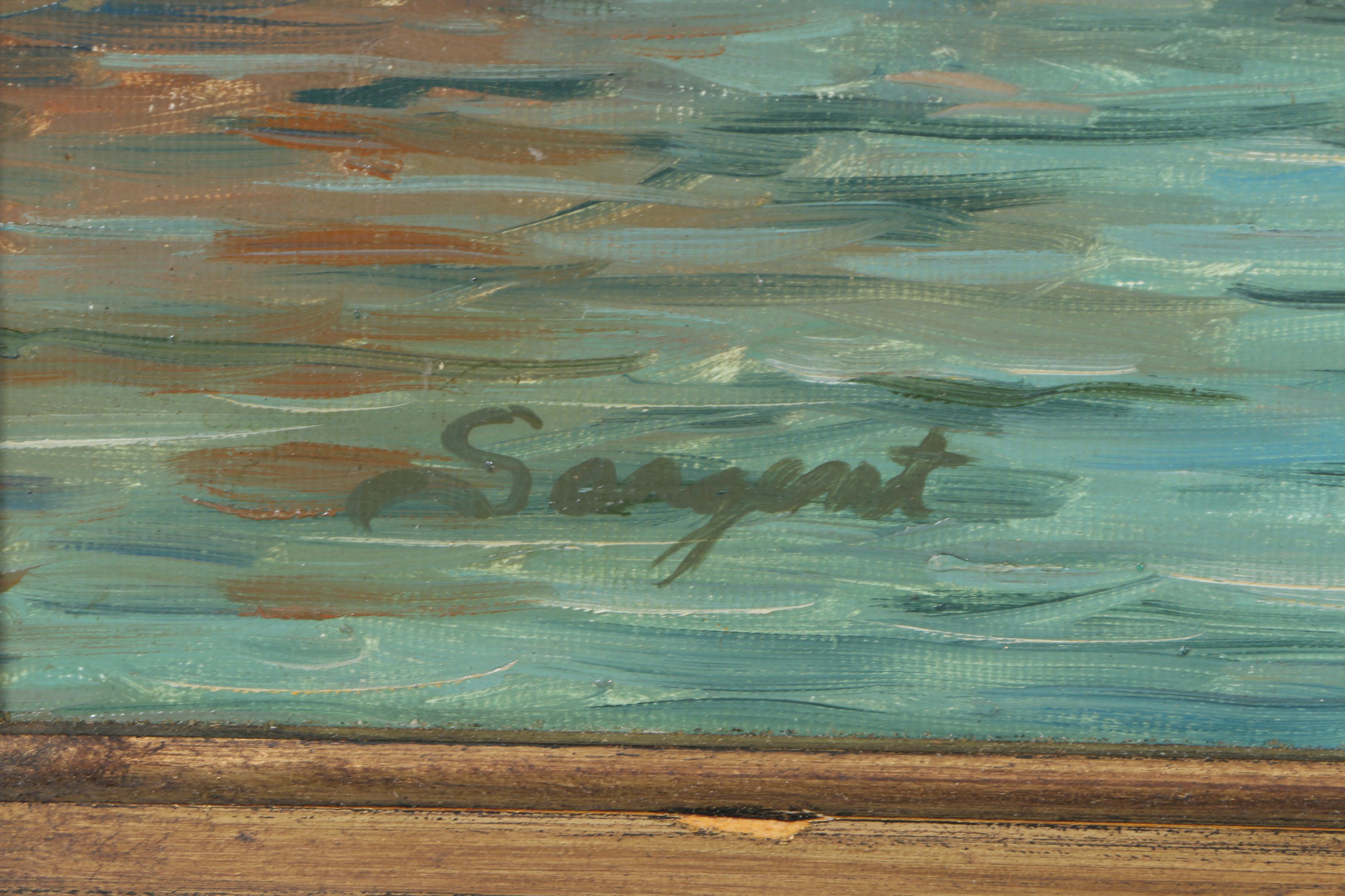 Sargent Oil Painting on Canvas "Venice"