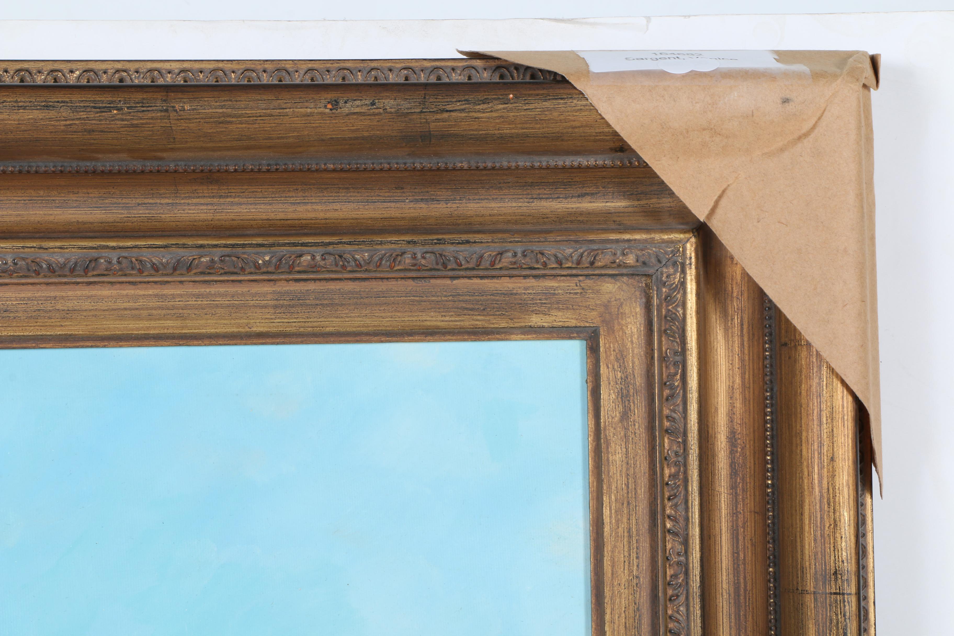 Sargent Oil Painting on Canvas "Venice"