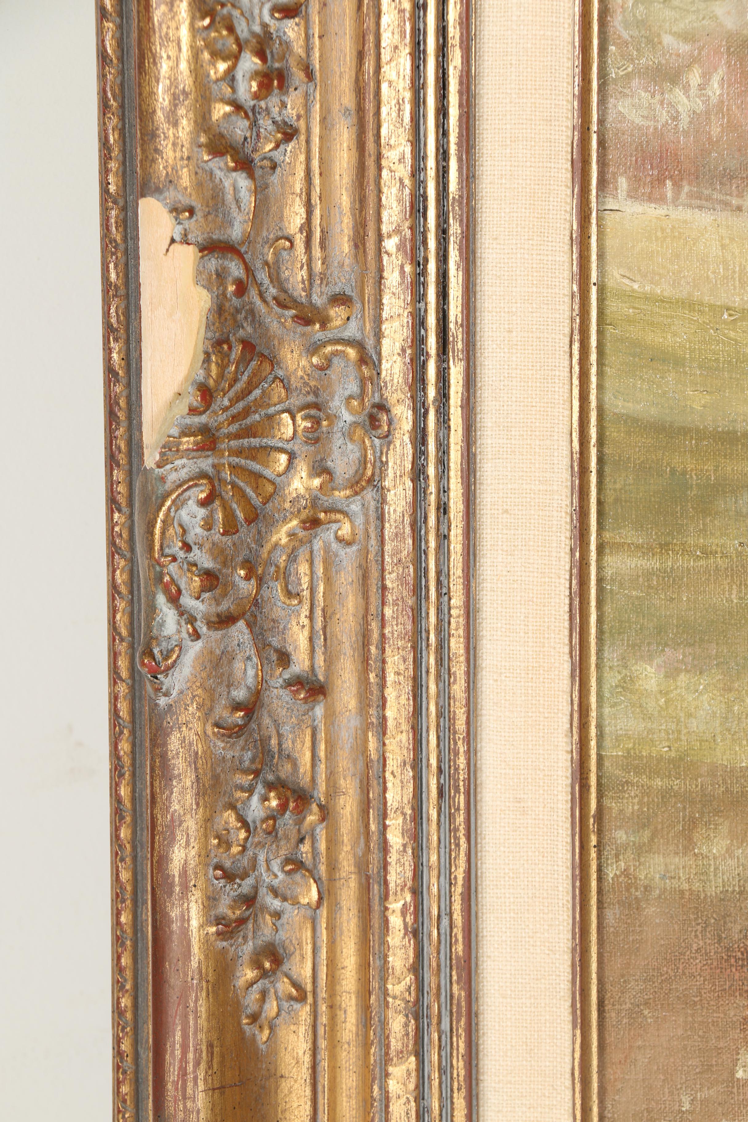 Kenneth Wynn Oil on Canvas "Man With Horse"