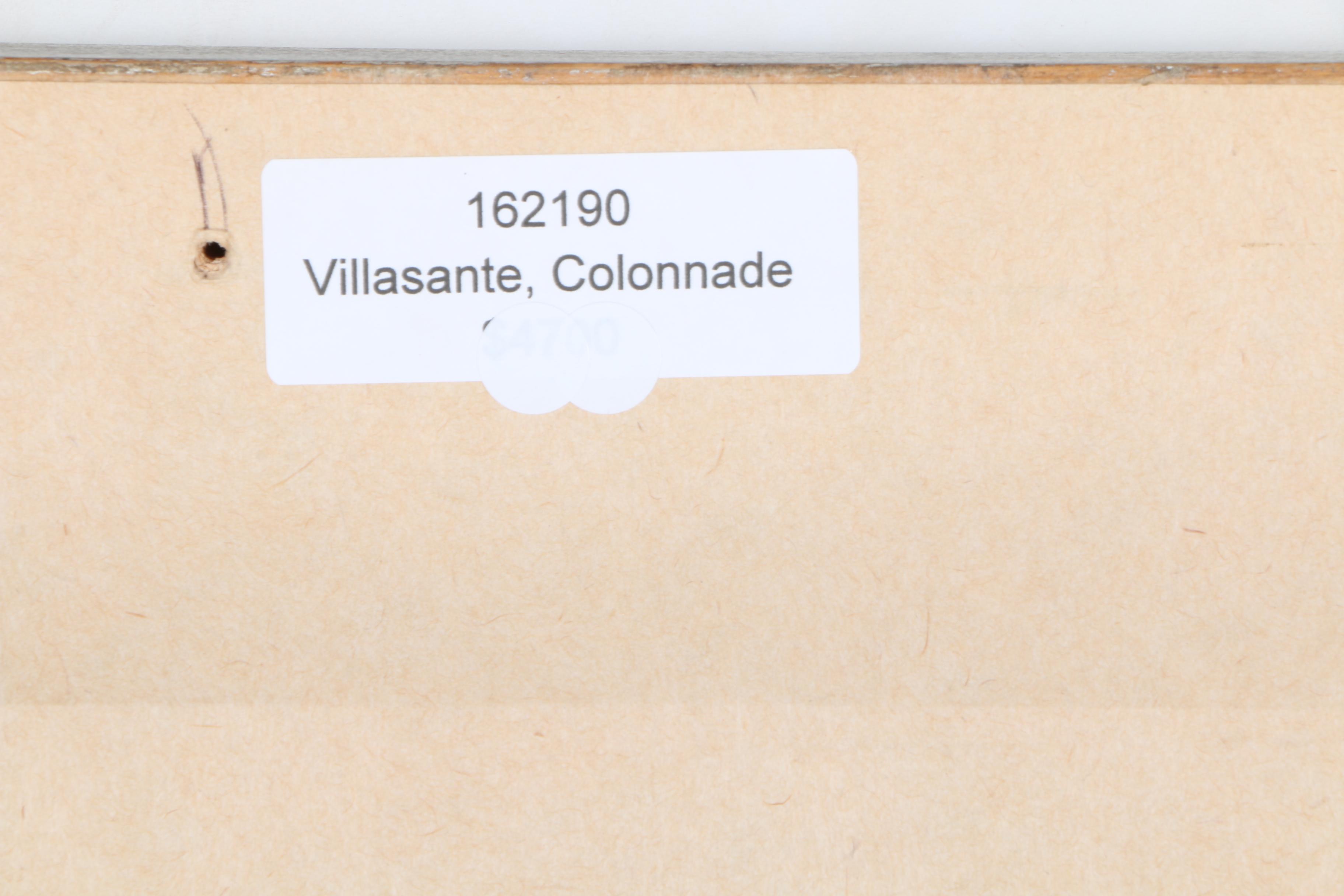 1994 Altino Villasante Oil on Canvas "Colonnade"